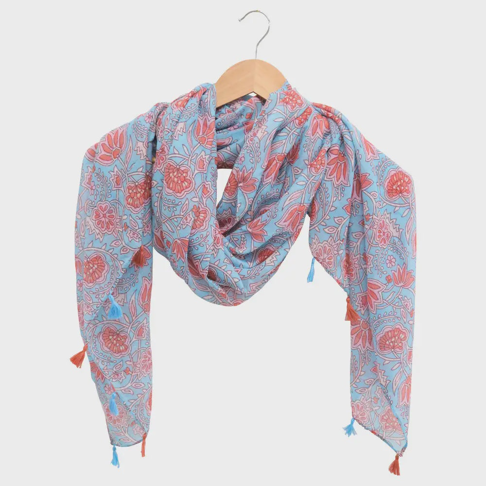 Scarf/Sarong - Pink Paisley