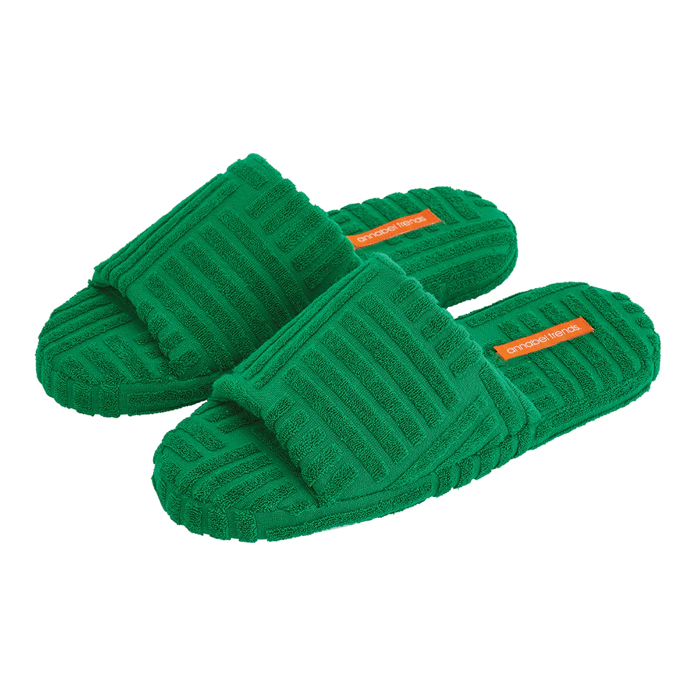Terry Slippers - Green