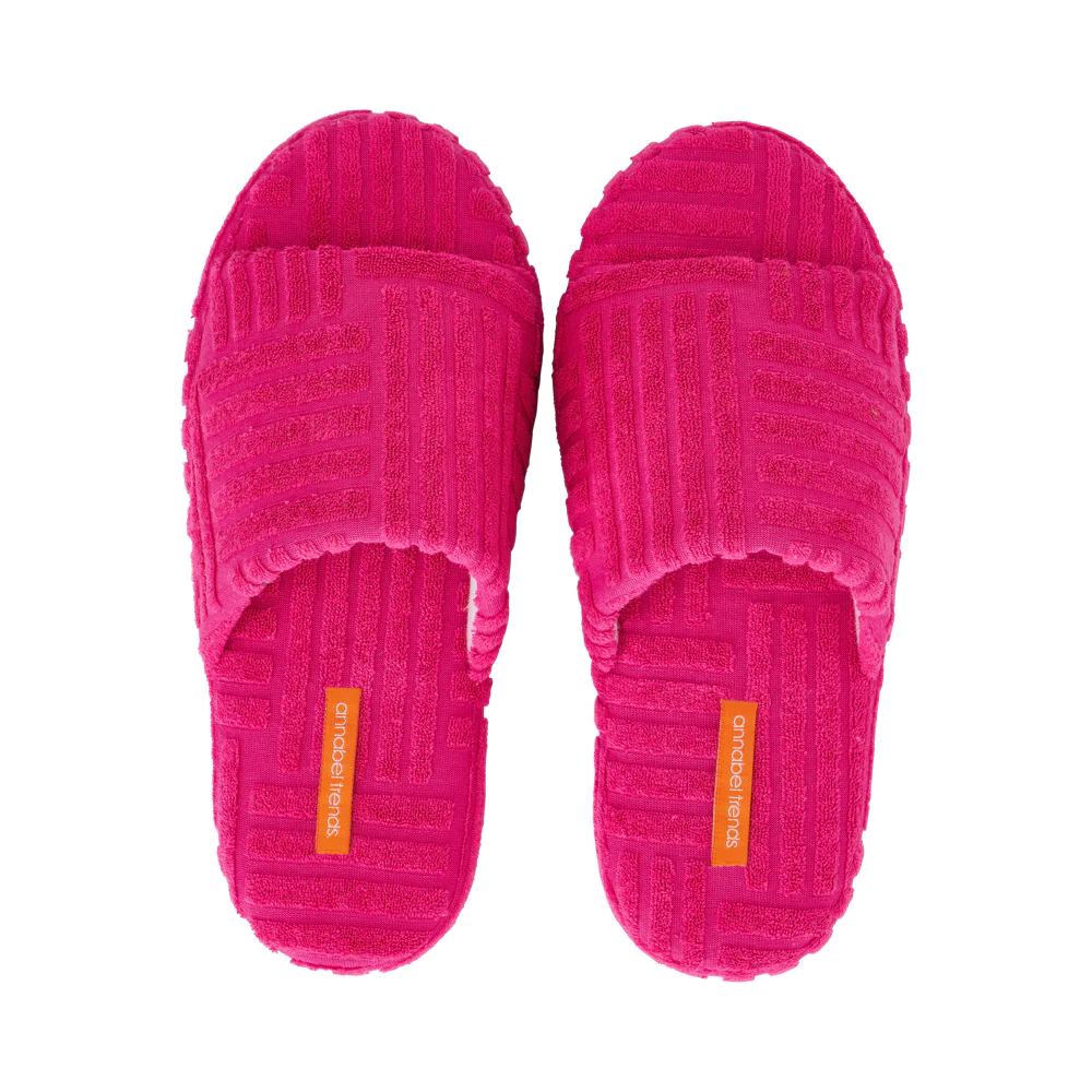 Terry Slippers - Pink