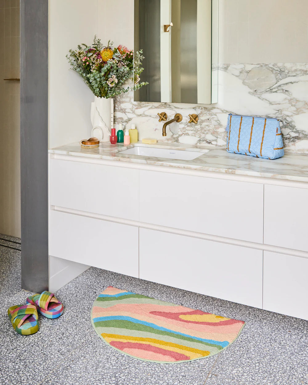 Quilted Velvet Slippers - Florida Tartan