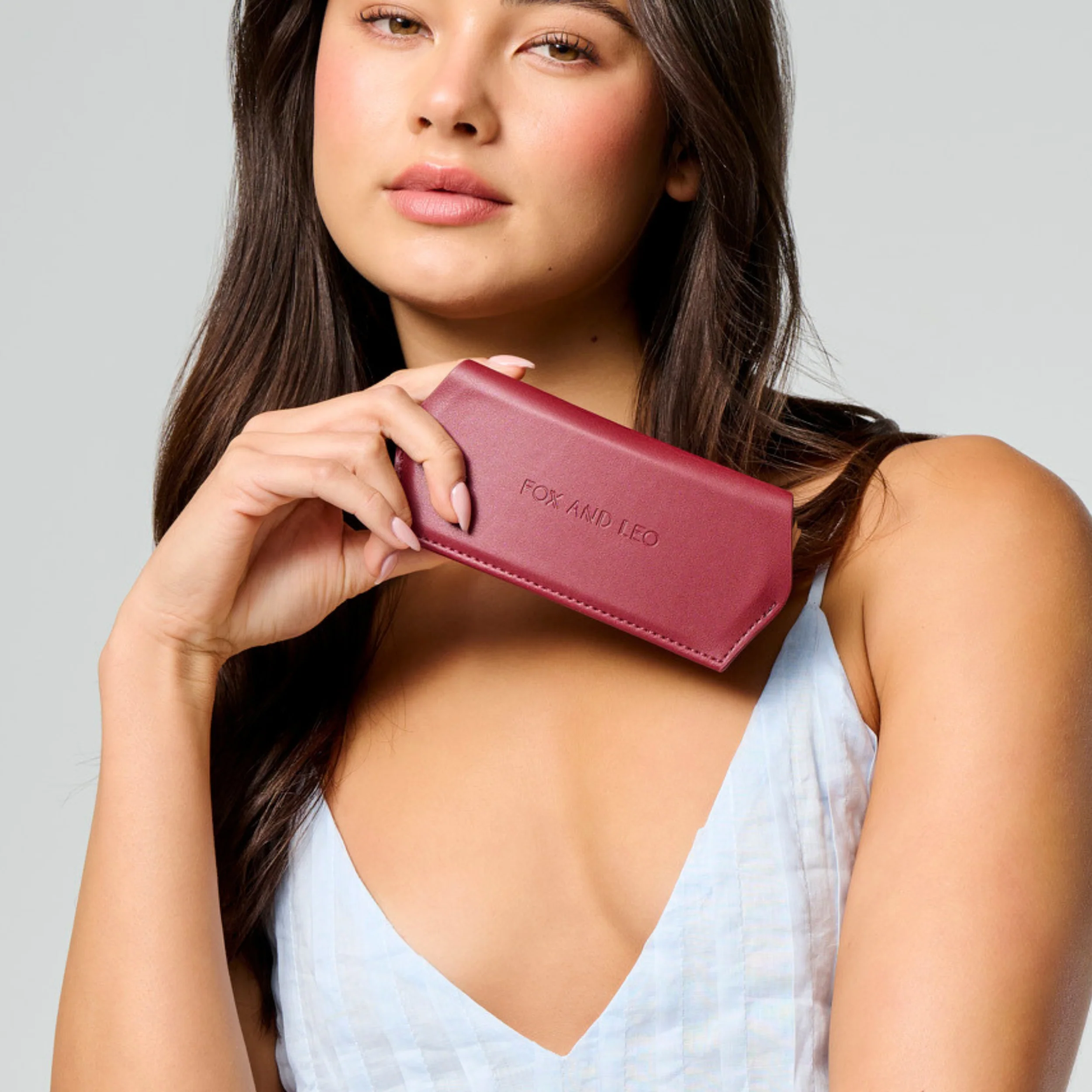 Glasses Case - Burgundy