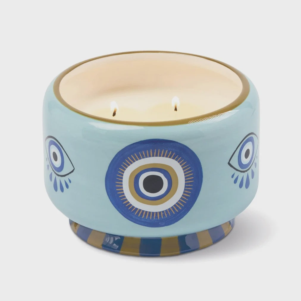 A Dopo Eye Ceramic Candle - Incense & Smoke (large)