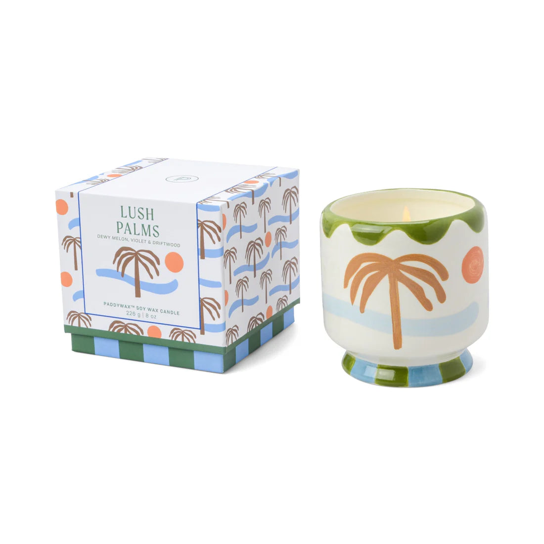 A Dopo Palm Tree Ceramic Candle - Lush Palms