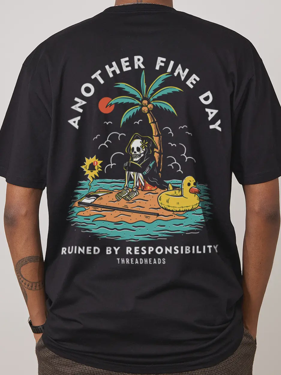 Another Fine Day T-Shirt - Black