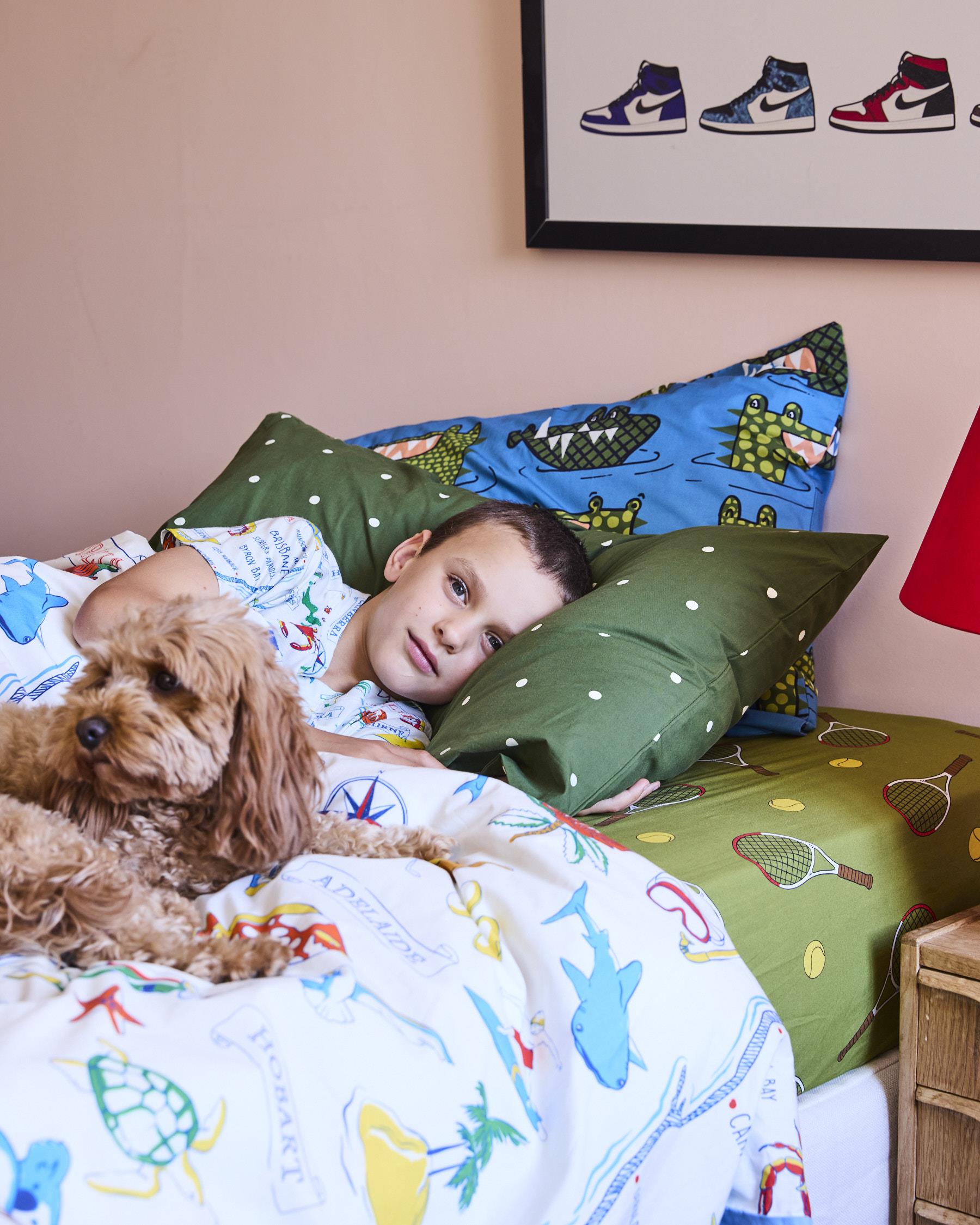 Cotton Quilt Cover - Aussie Road Trip