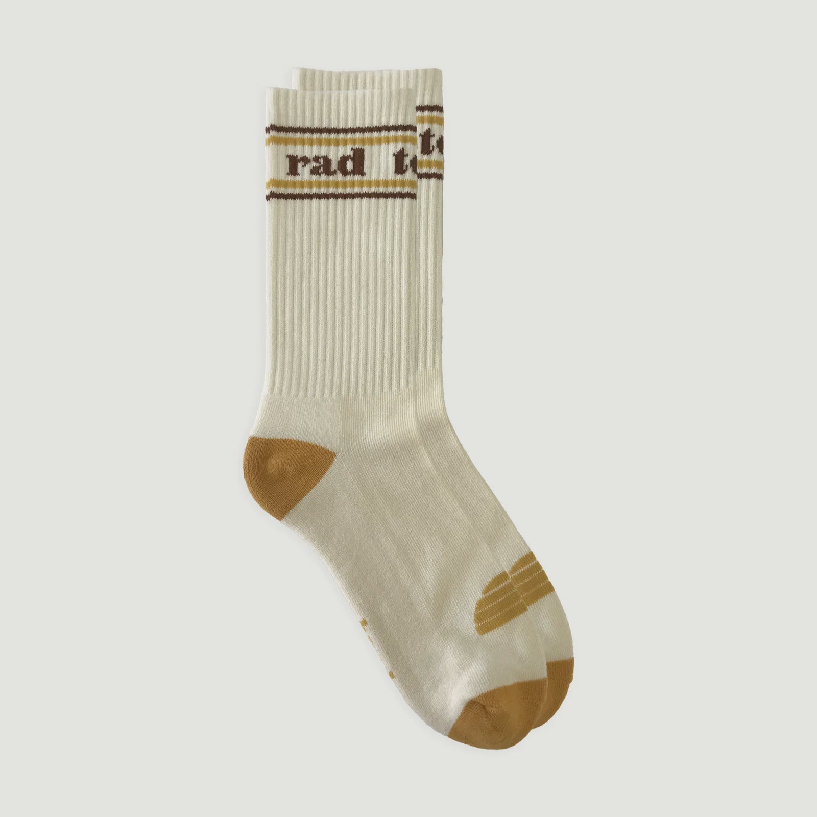 Crew Socks - Rad Teacher Natural