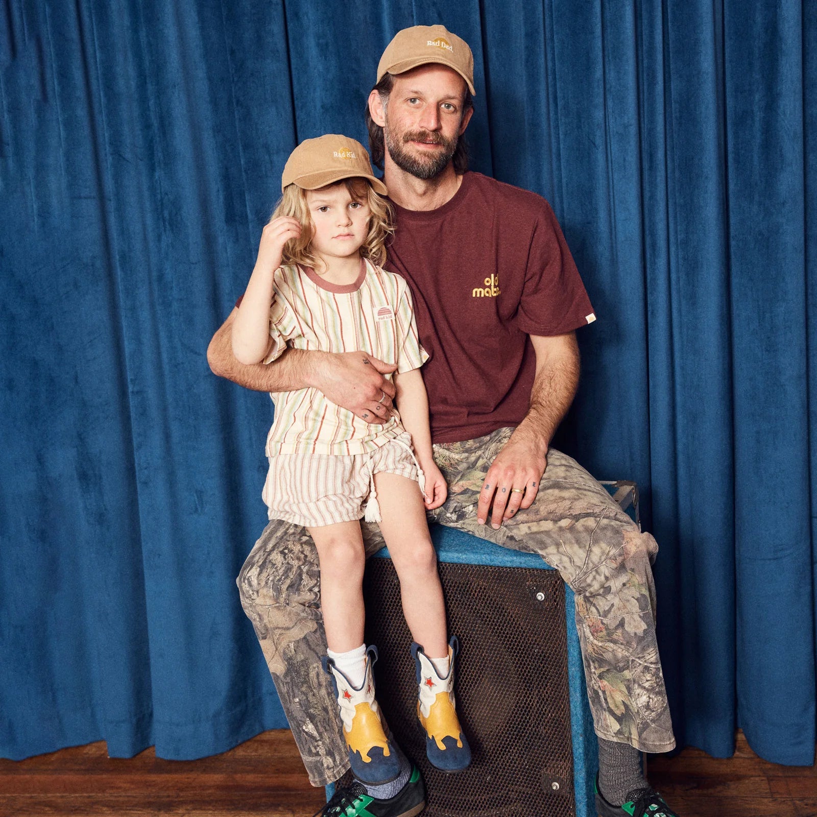 Old Mate Adult Hemp Tee - Raisin