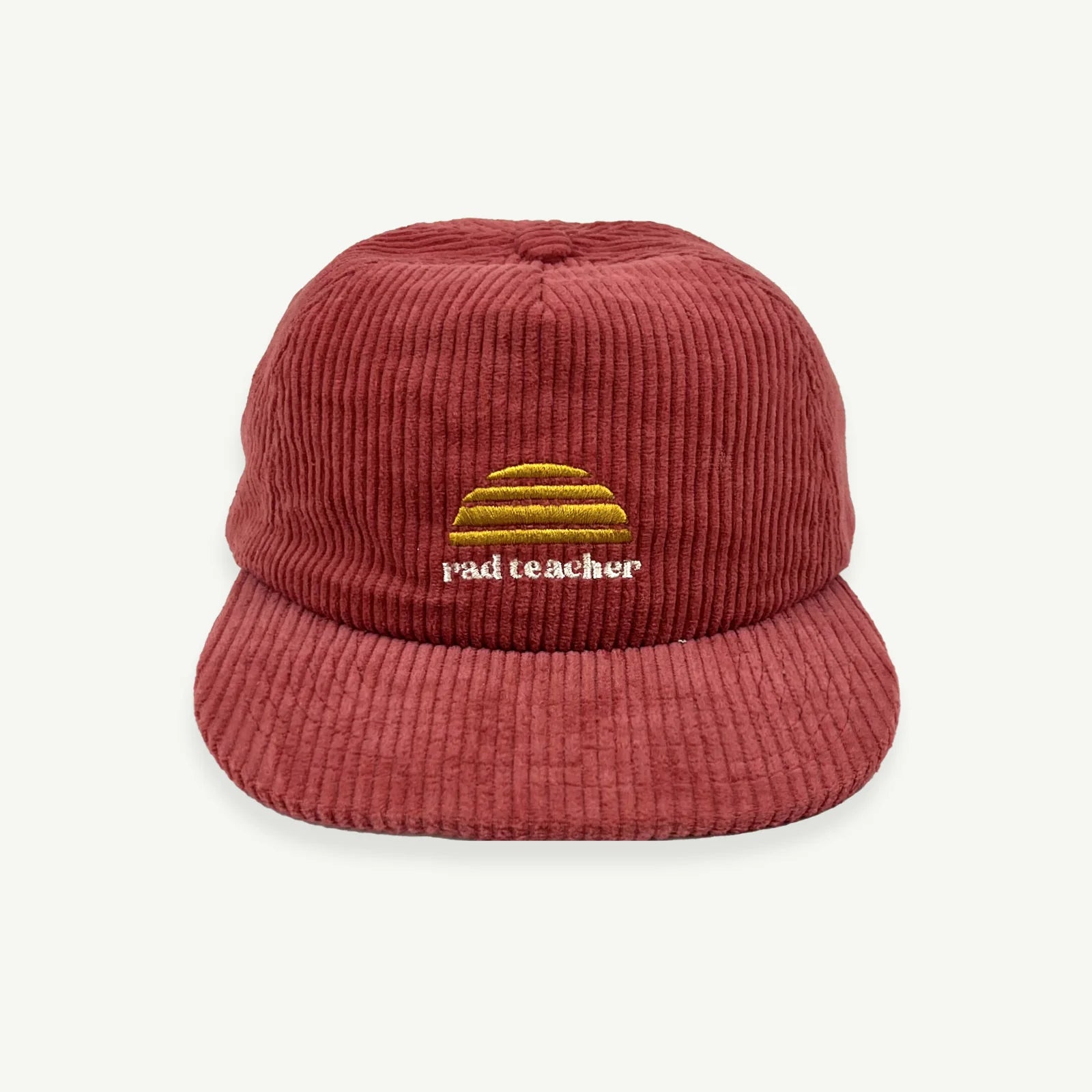 Rad Teacher Adult Cap - Eco Red