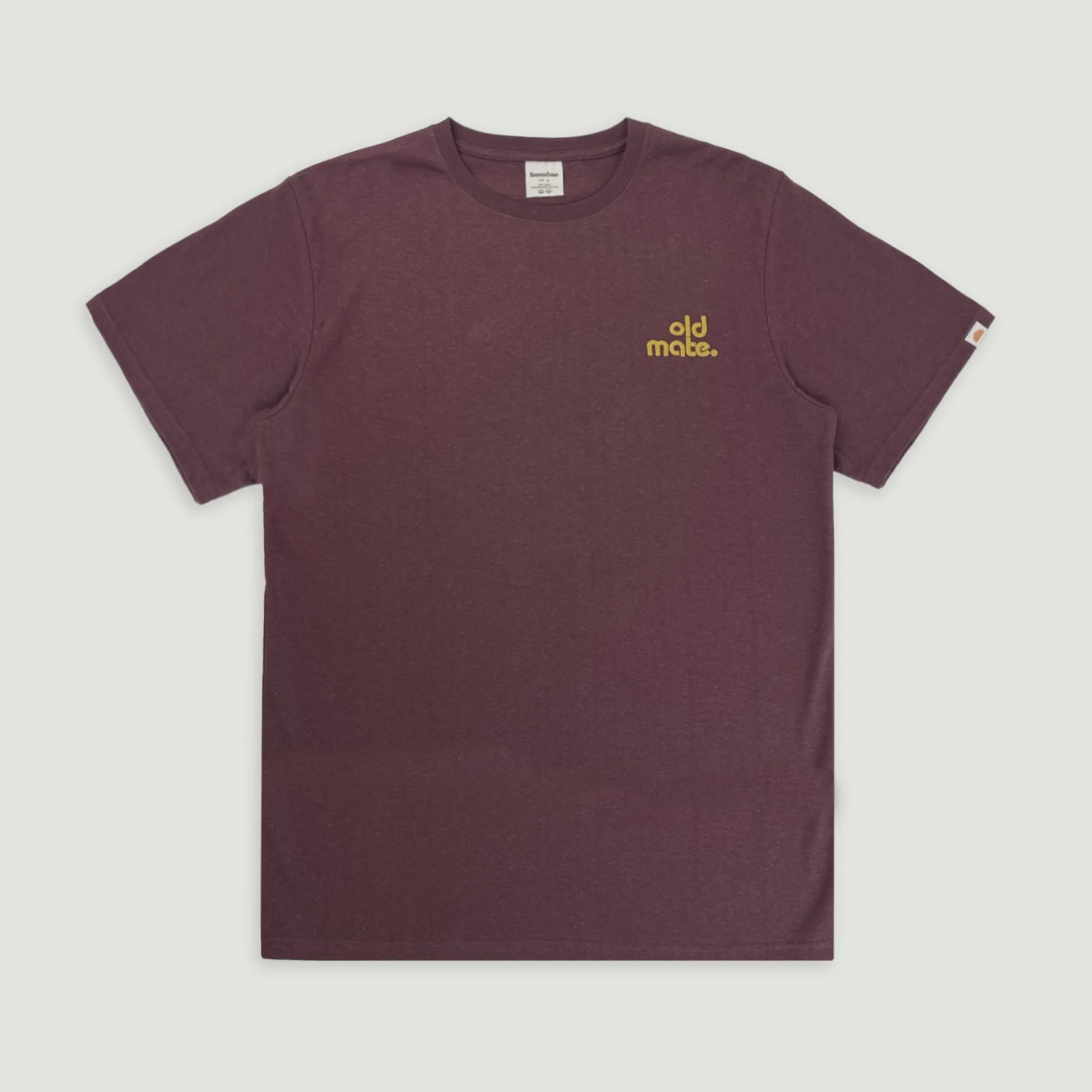 Old Mate Adult Hemp Tee - Raisin
