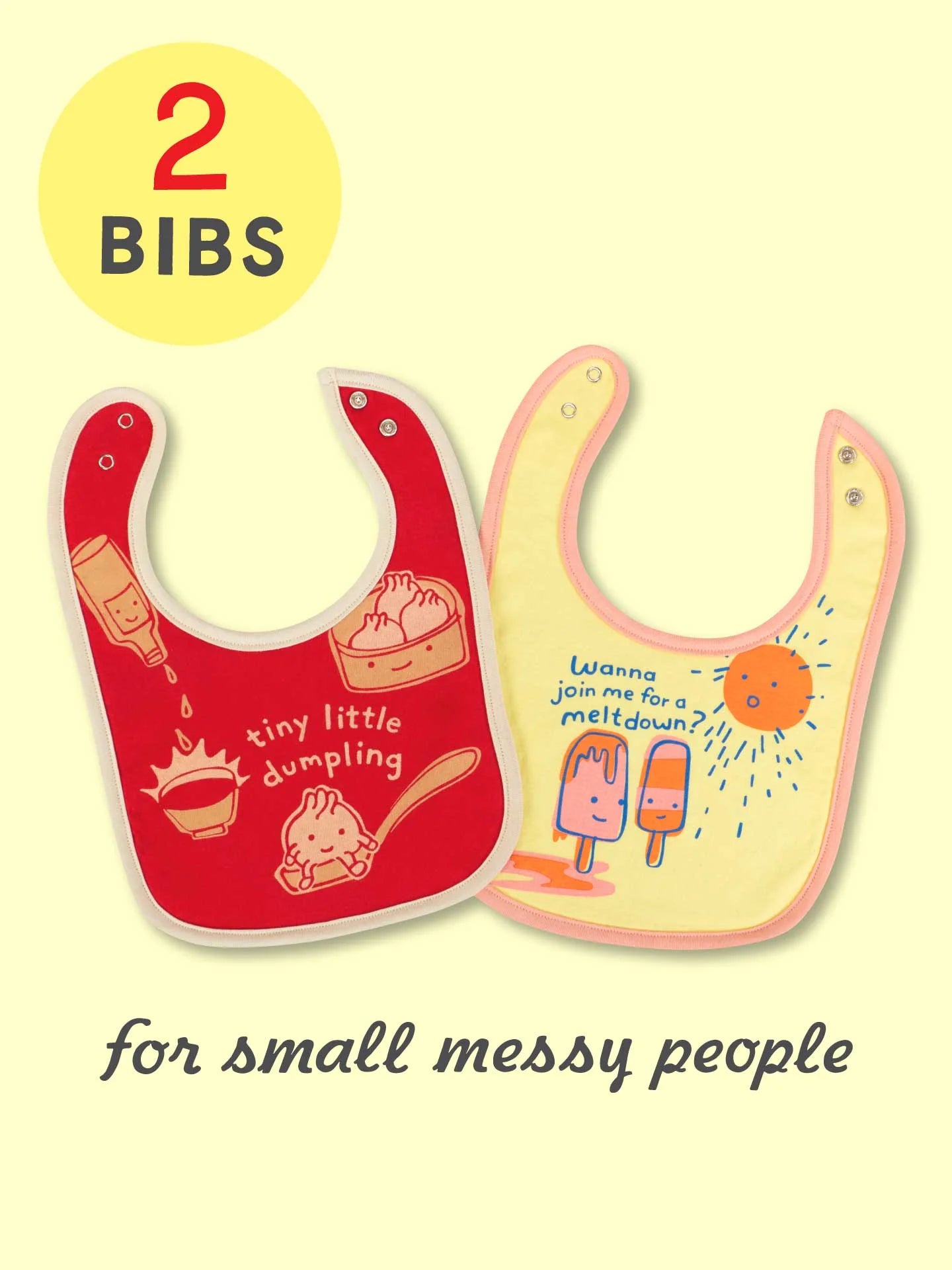 Baby Bibs - Dumpling/ Meltdown