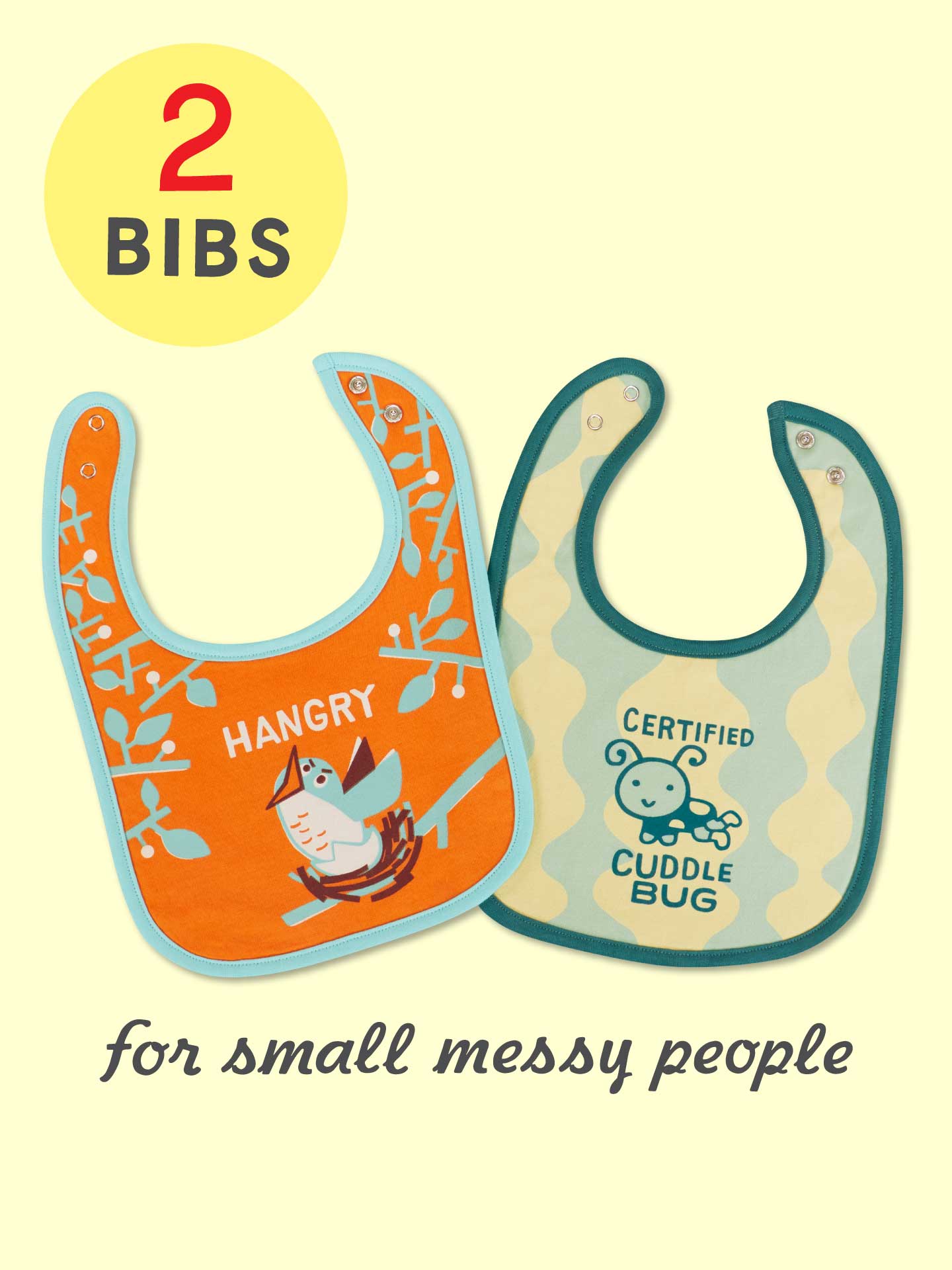 Baby Bibs - Hangry/Cuddle Bug