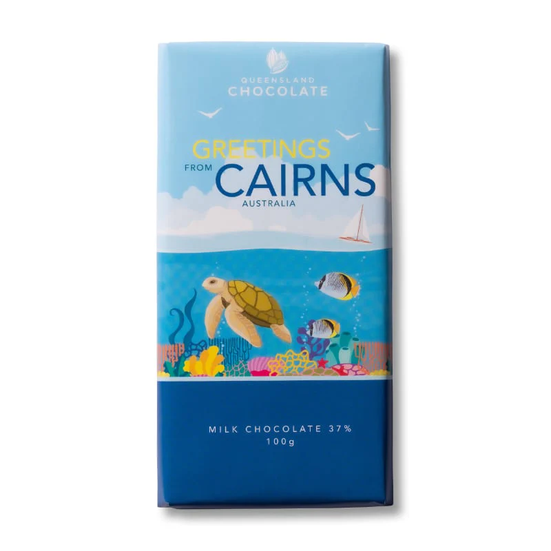 Greetings From Cairns Milk Chocolate Bar