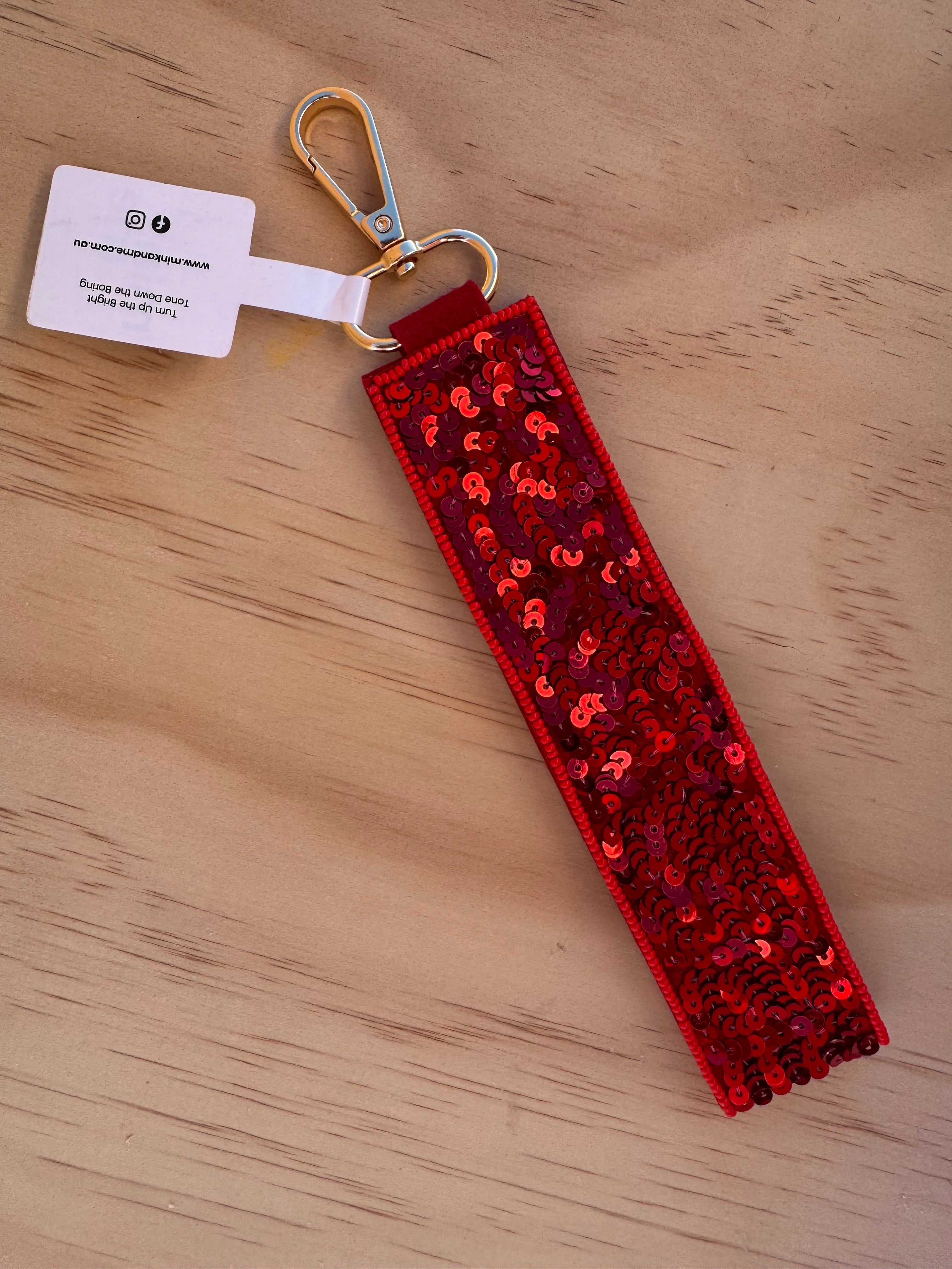 Beaded Keychain - Bow