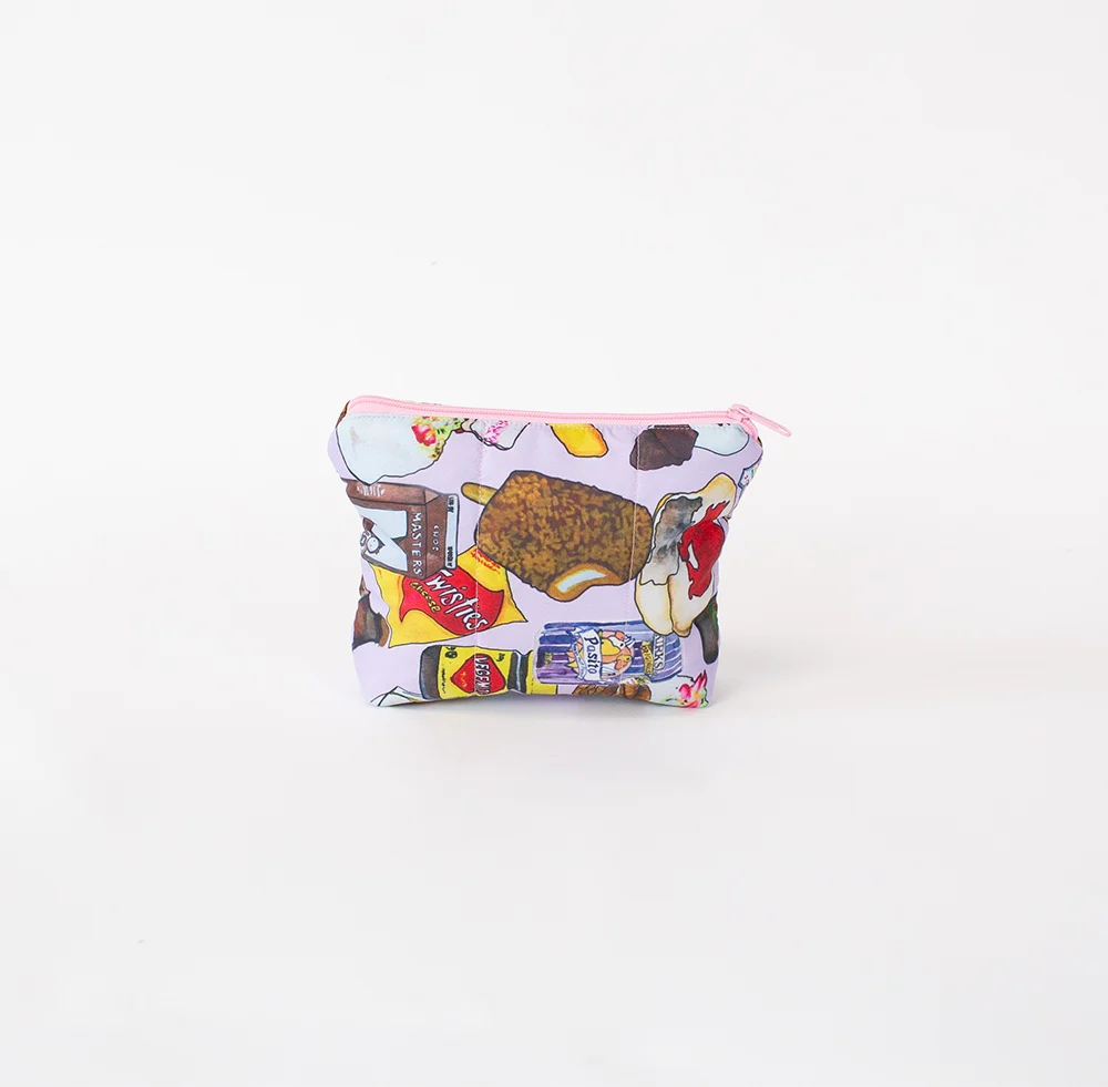 Small Puffy Zippy Bag - Australian Bites
