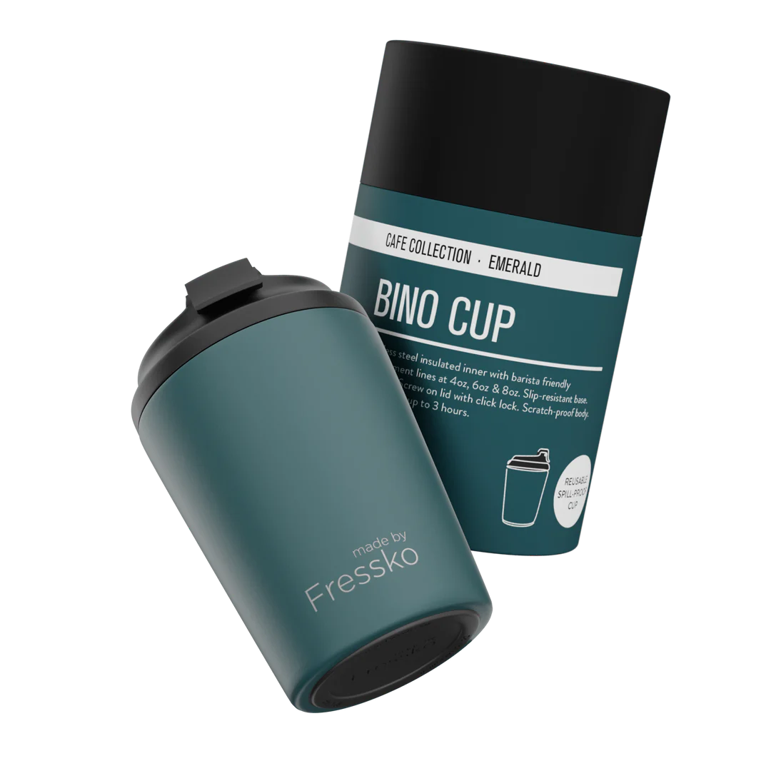 Bino Coffee Cup - 8oz Emerald