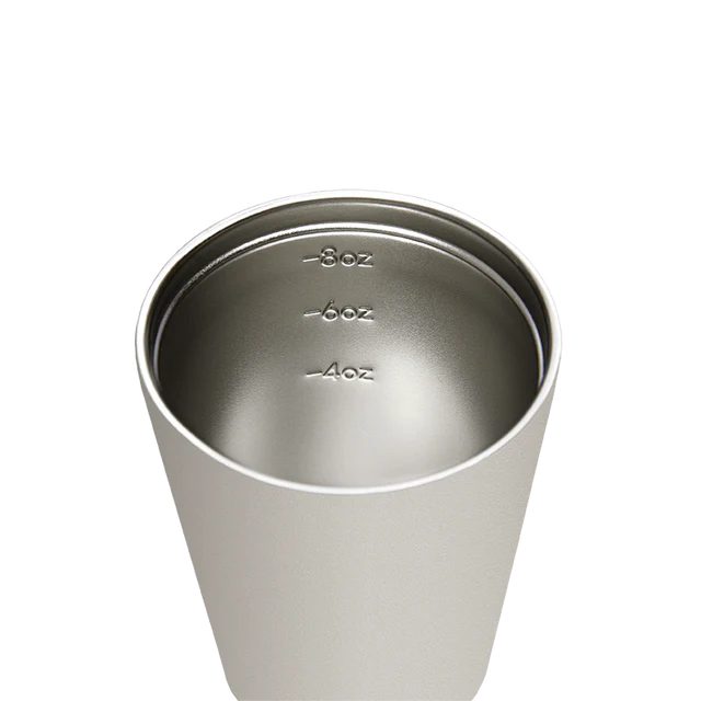 Bino Coffee Cup - 8oz White