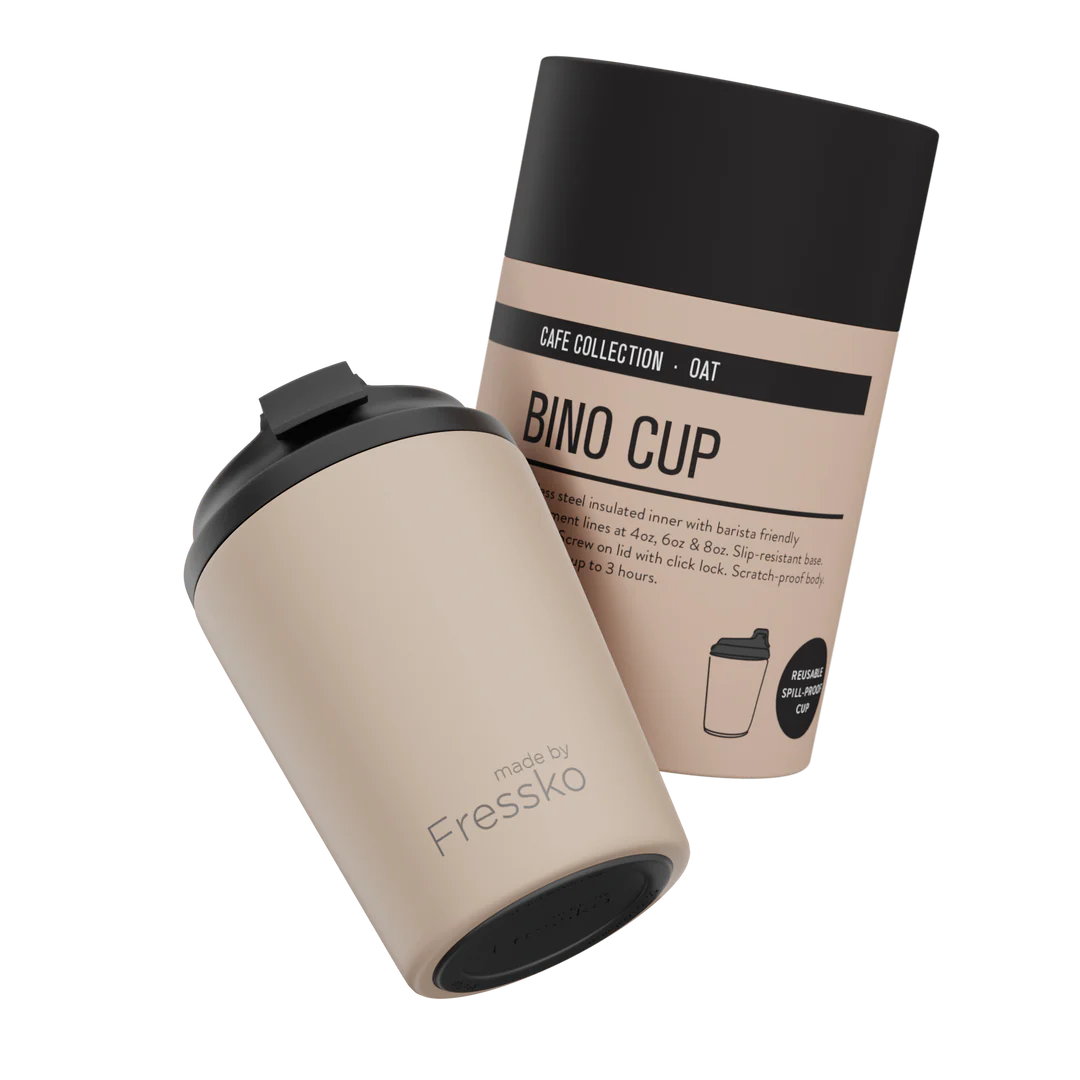 Bino Coffee Cup - 8oz Oat