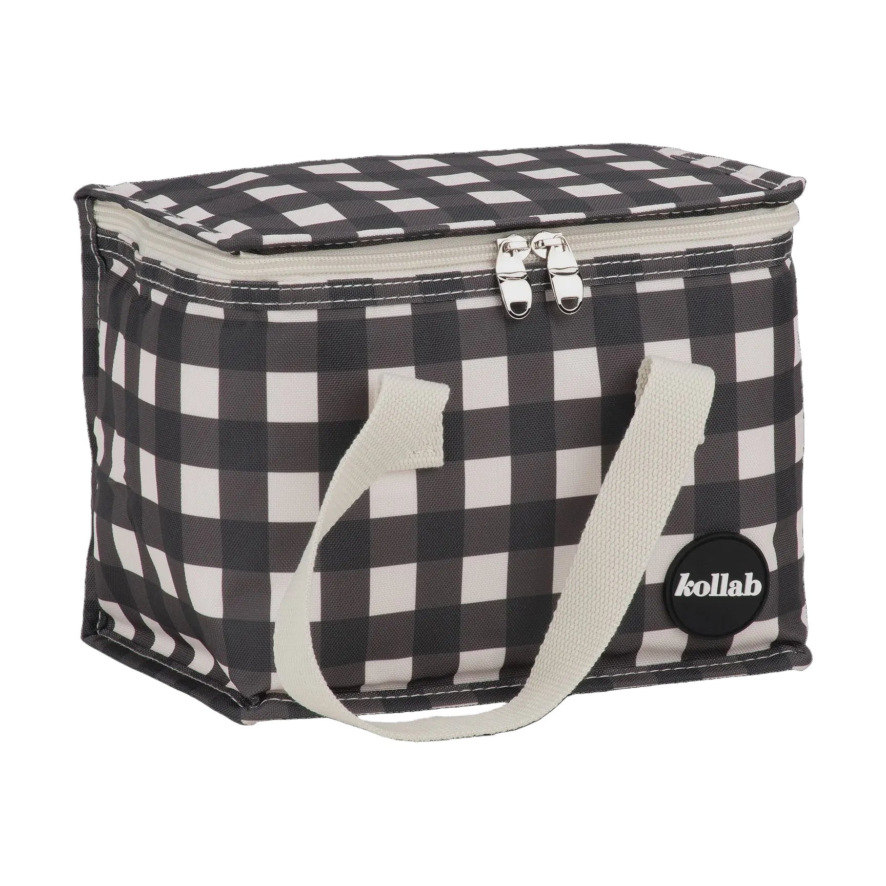 Lunch Bag - Black Check