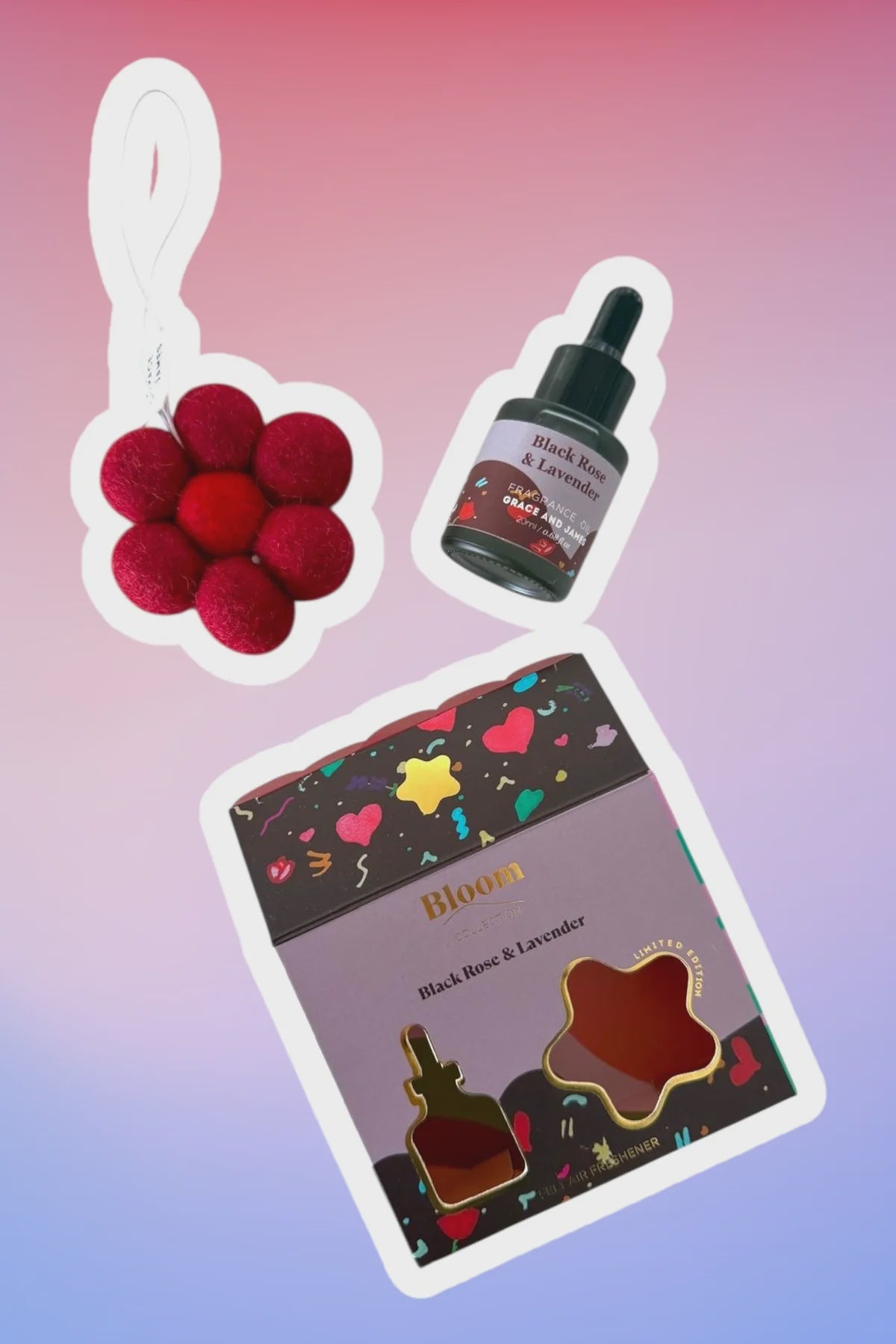 Bloom - Black Rose & Lavender Air Freshener