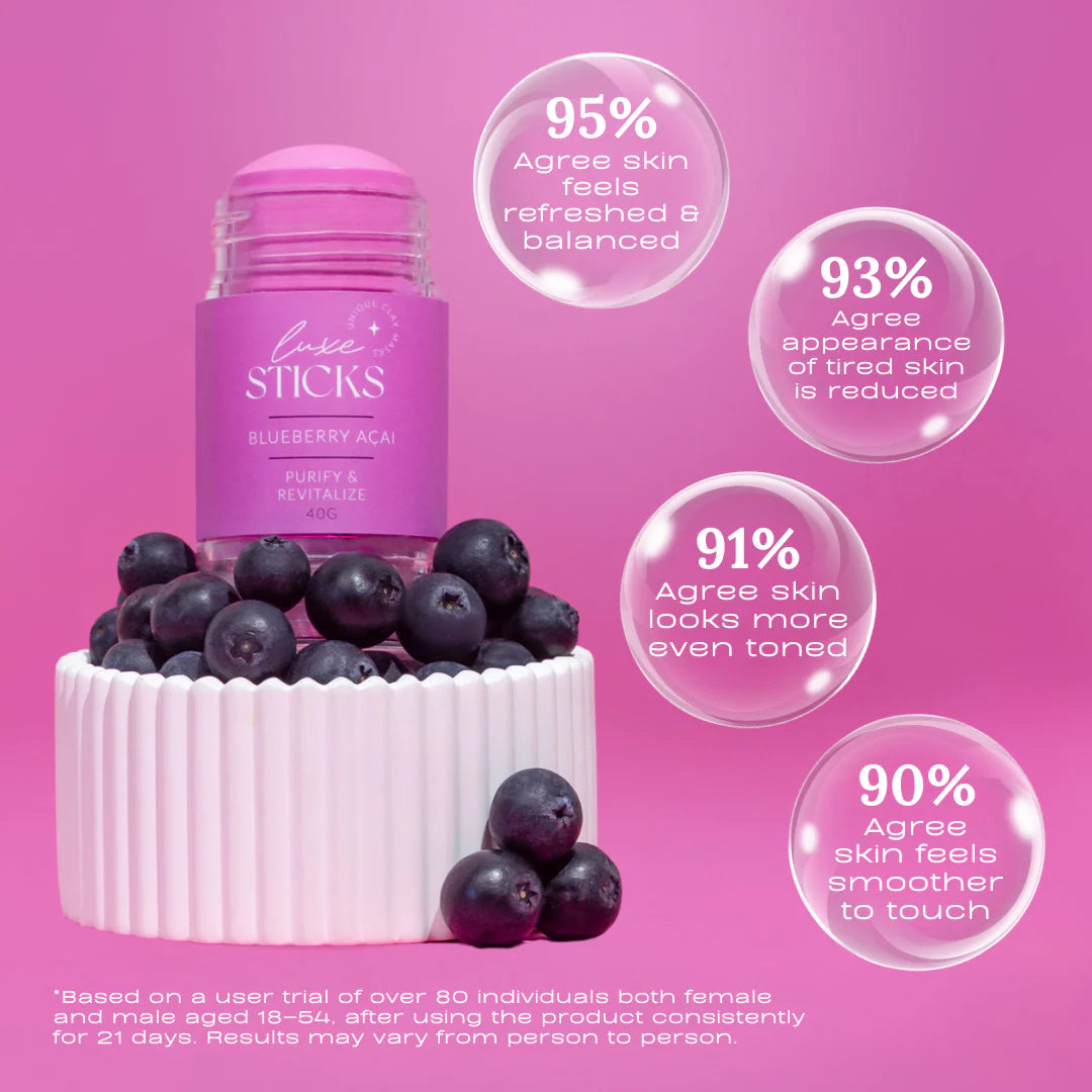Clay Mask Stick - Blueberry Acai