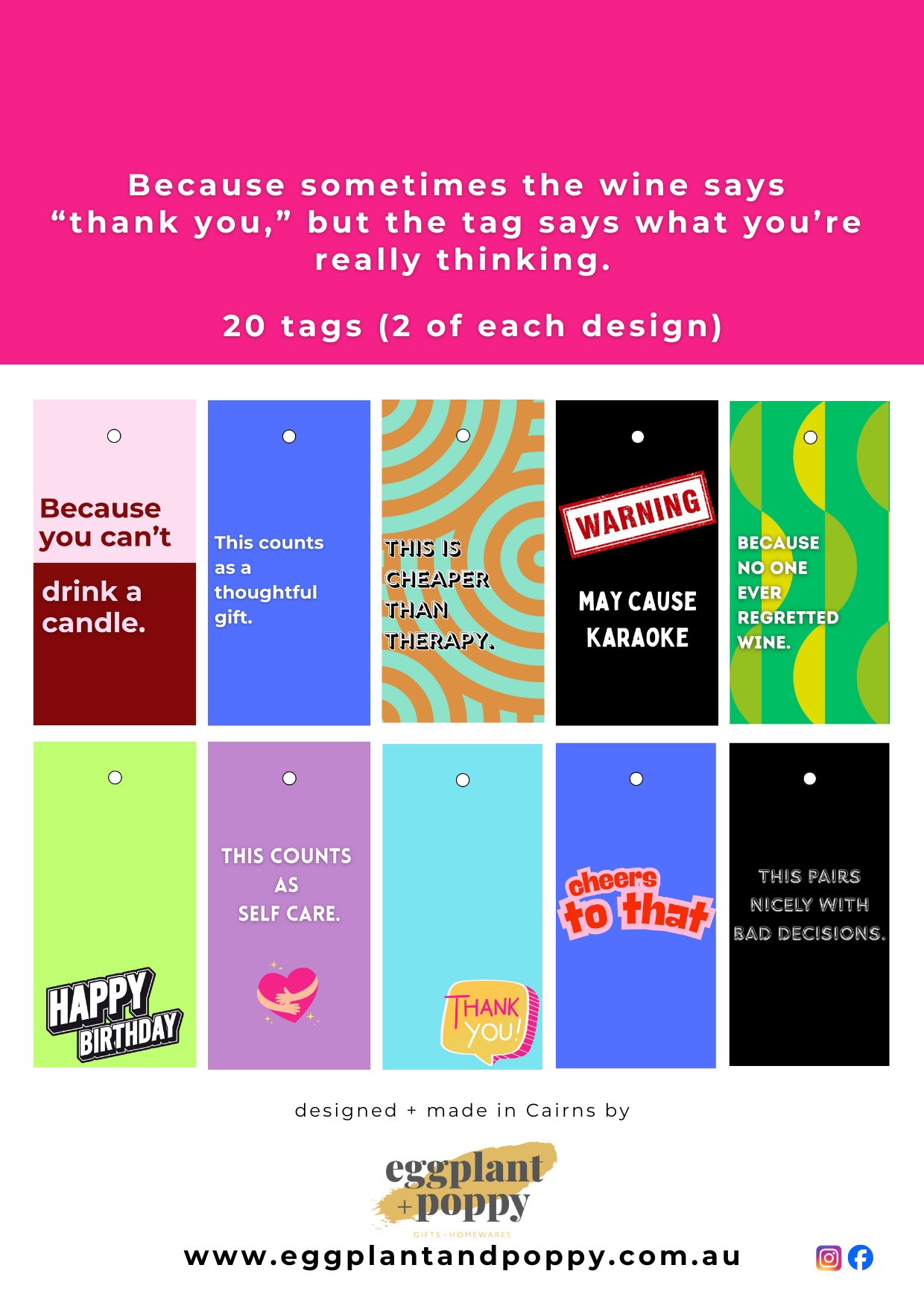 Bottle Tags – The Funny Pack