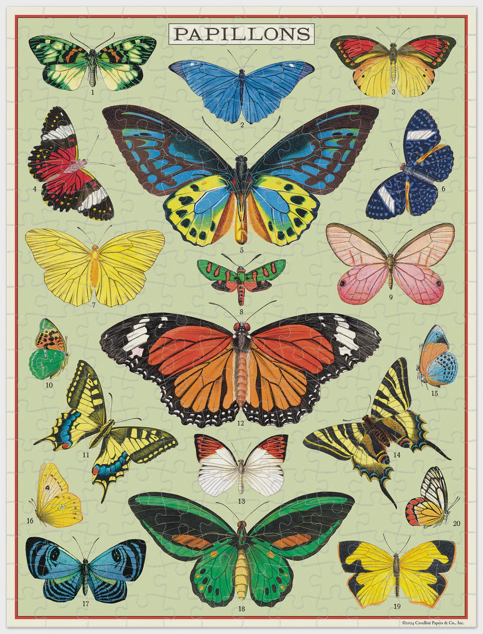 240 Pc Mini Puzzle - Butterflies