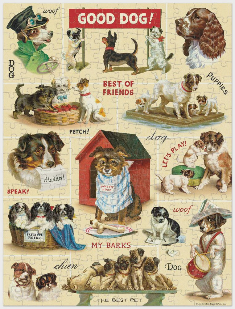 240 Pc Mini Puzzle - Vintage Dogs