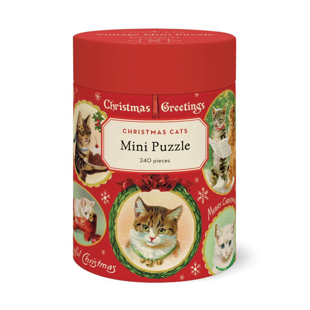 240 Pc Mini Puzzle - Christmas Cat