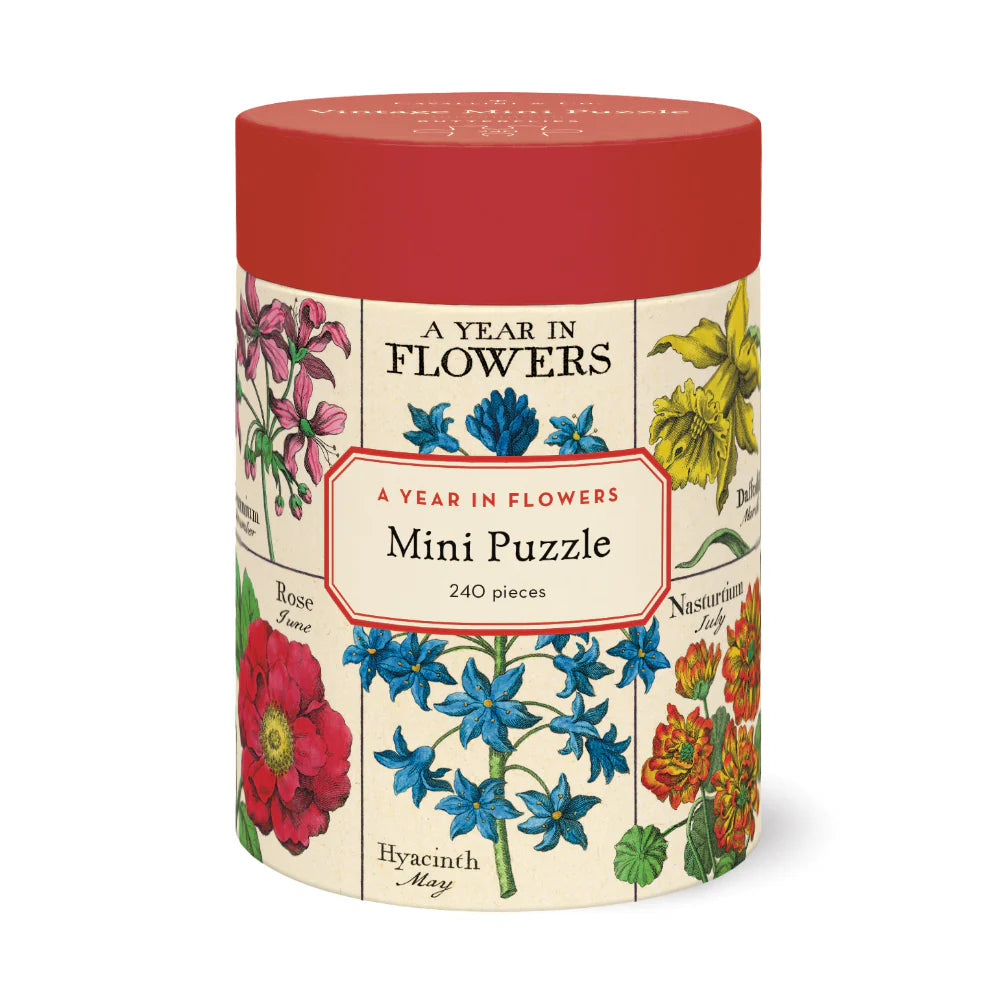 240 Pc Mini Puzzle - A Year in Flowers