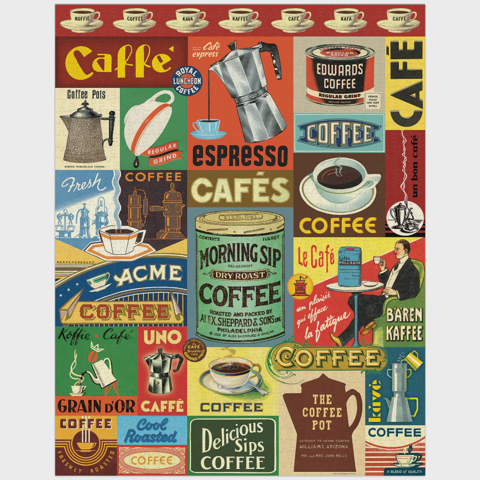 1000 pc Puzzle - Coffee
