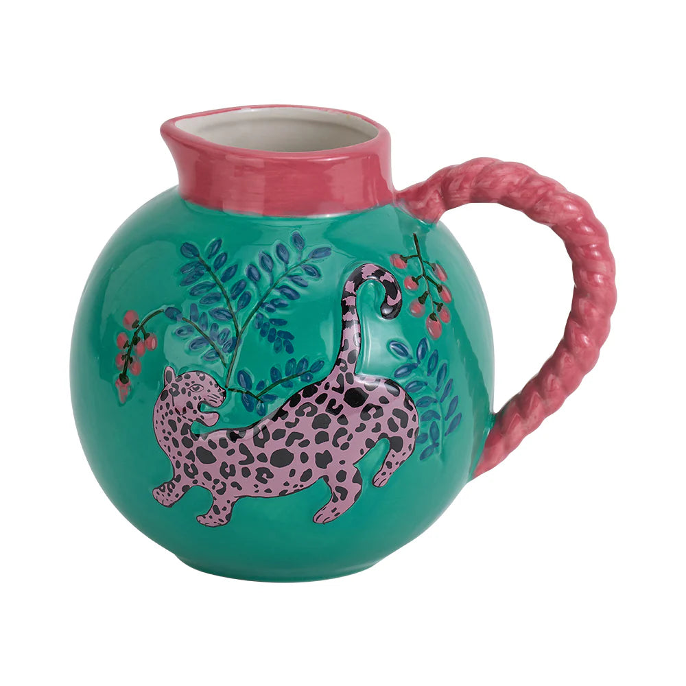 Ceramic Cheetah Jug