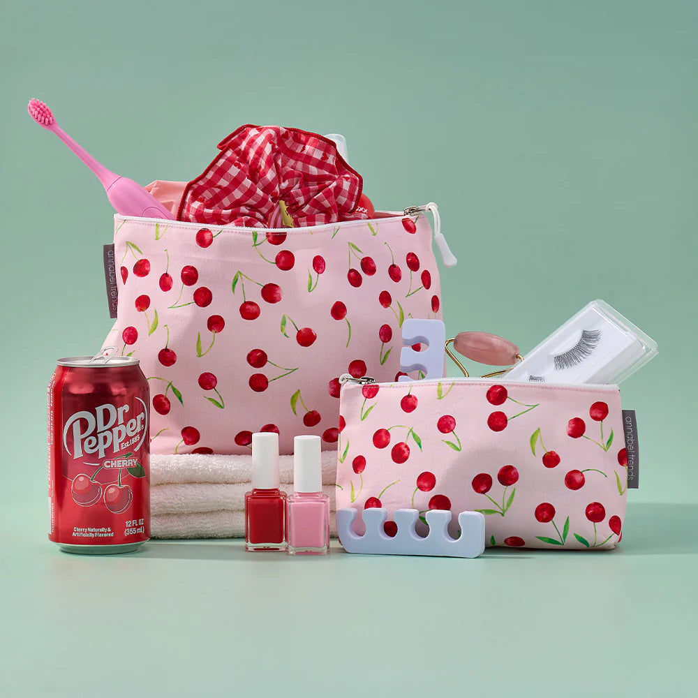 Large Cosmetic Bag - Cherrylicious