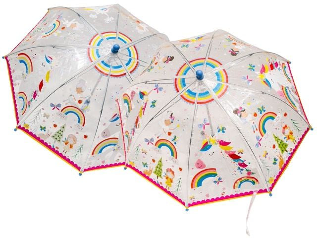Colour Changing Umbrella - Rainbow Fairy Clear