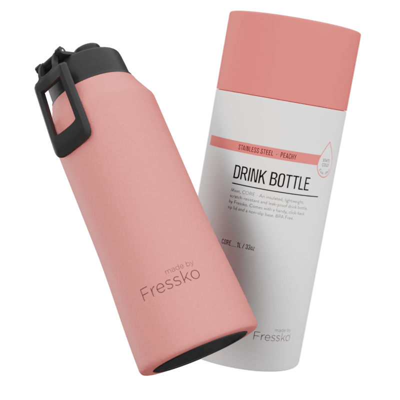 Core 1L Drink Bottle - Peachy