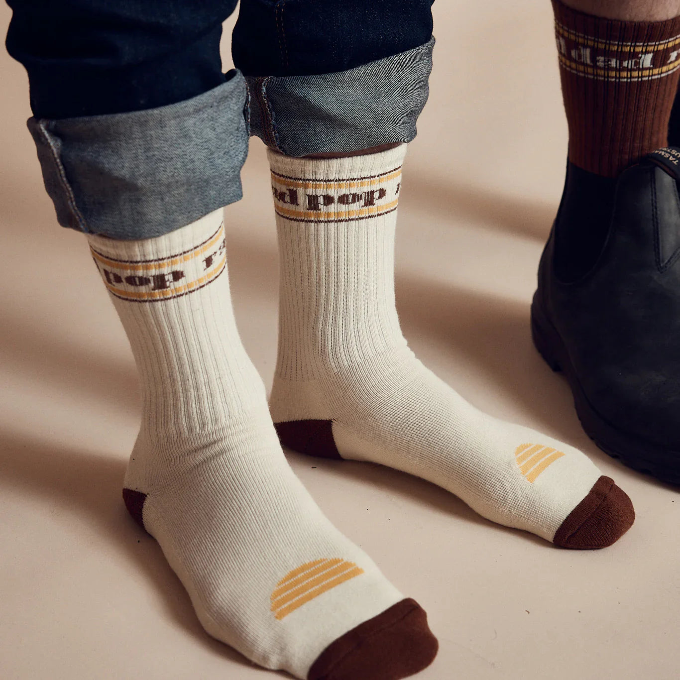 Crew Socks - Rad Pop Natural