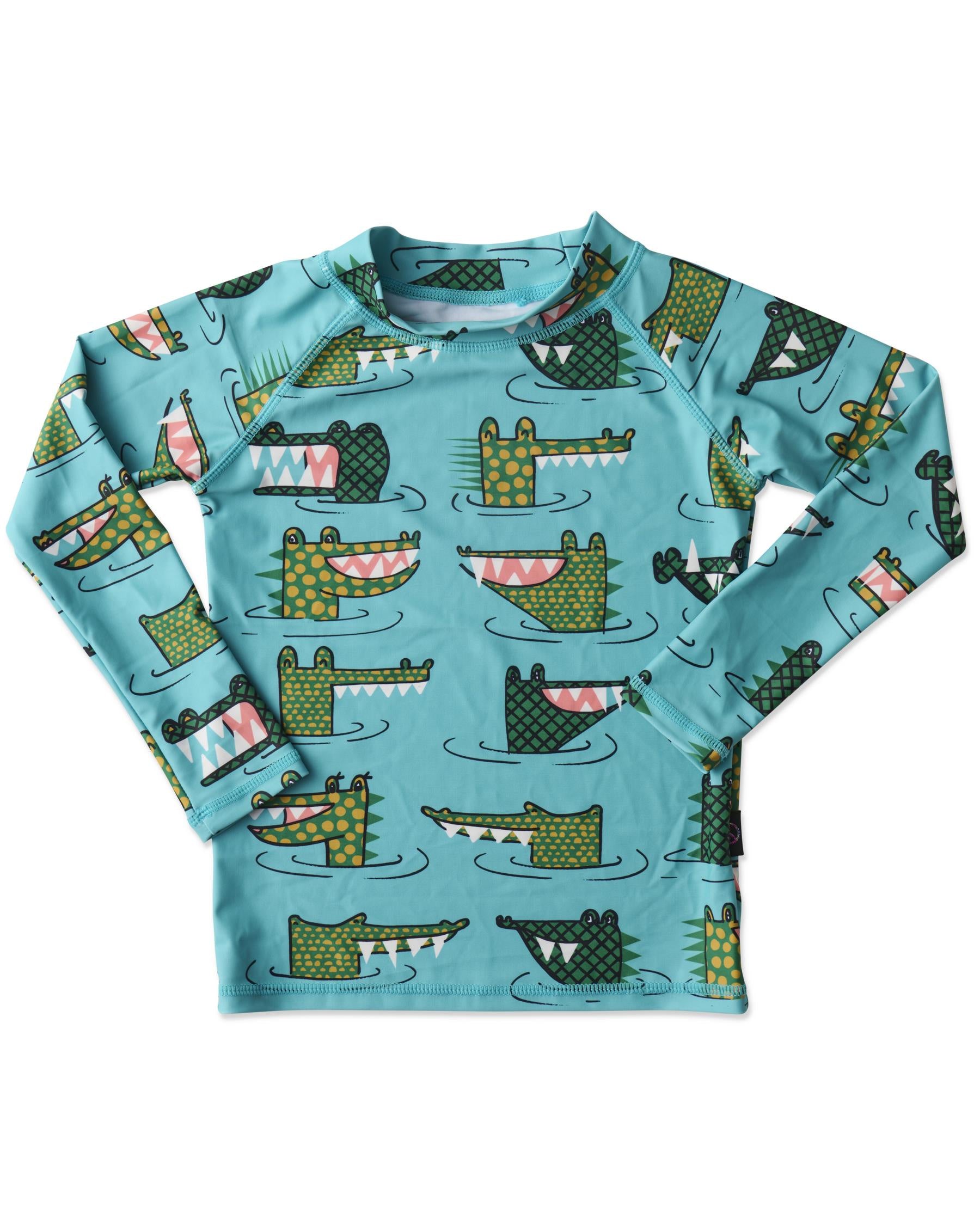 Rash Vest - Crocodile Rock Green