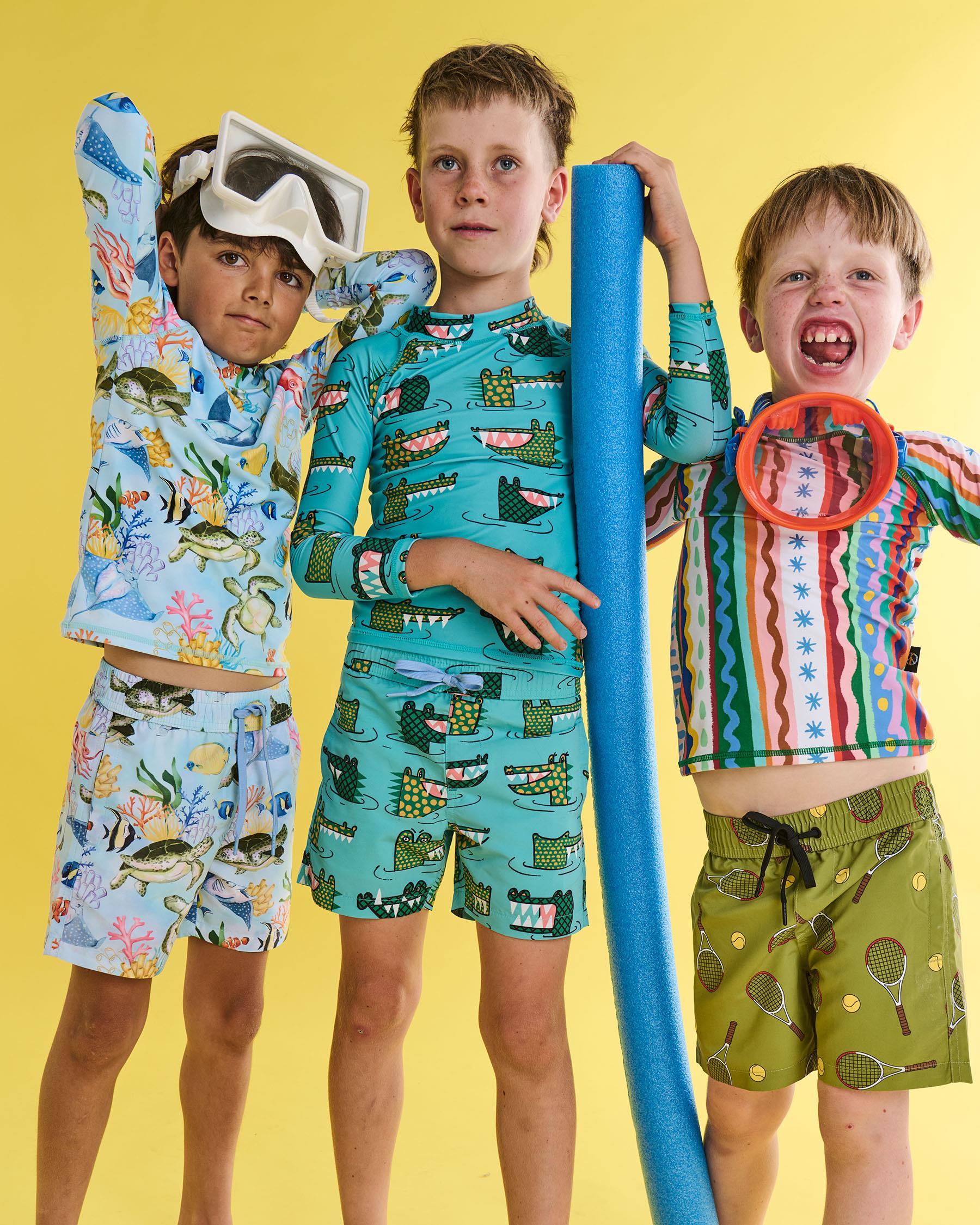 Rash Vest - Crocodile Rock Green