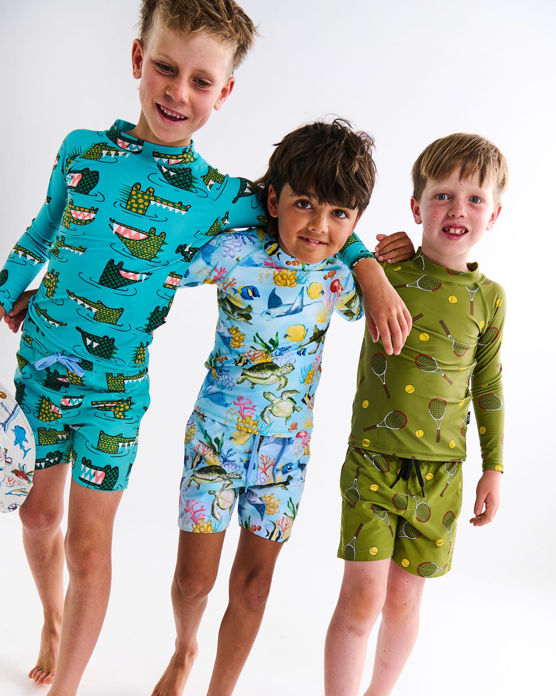 Rash Vest - Crocodile Rock Green