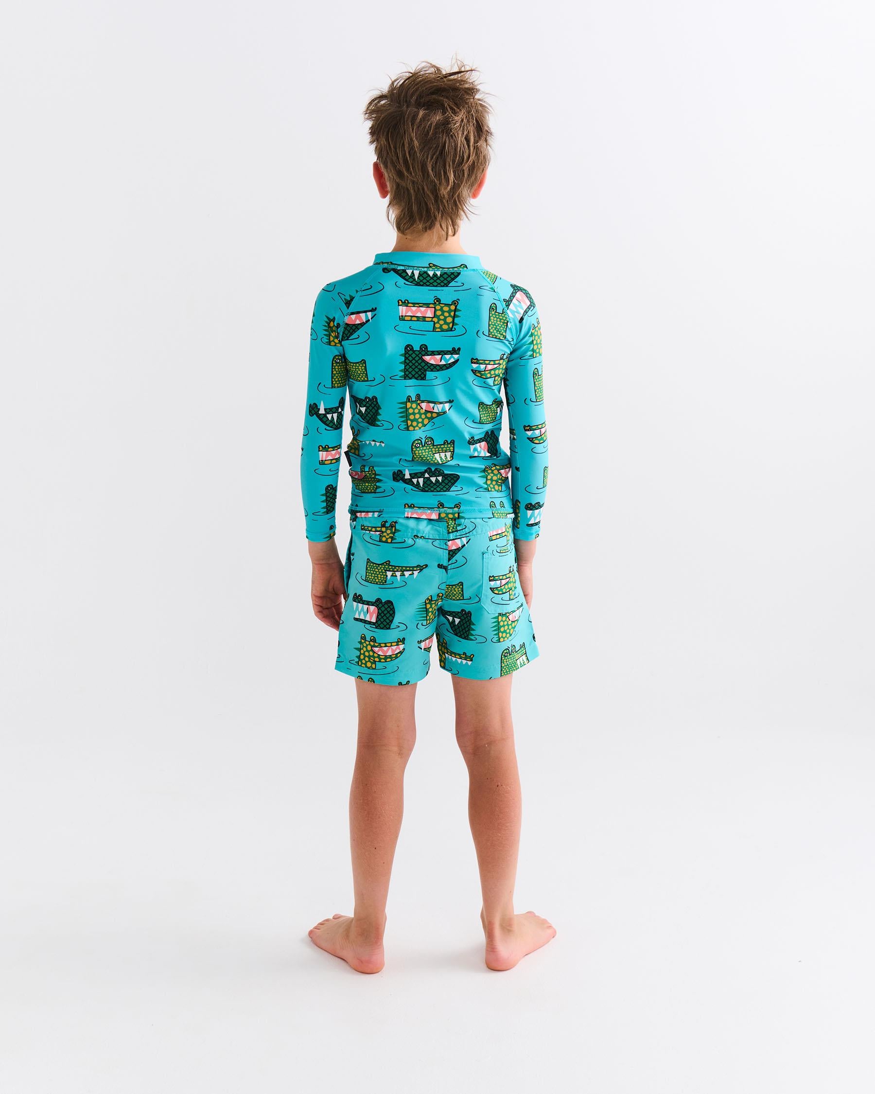 Rash Vest - Crocodile Rock Green