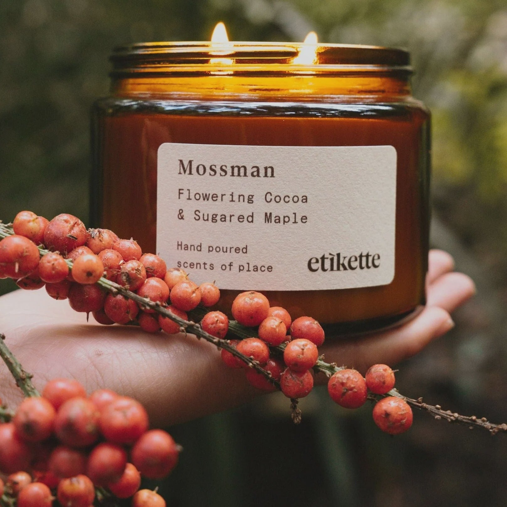 Mossman in Cocoa & Maple Candle