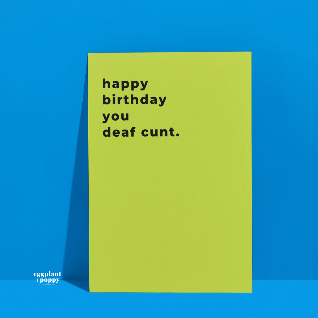 Card - Birthday (Rude)