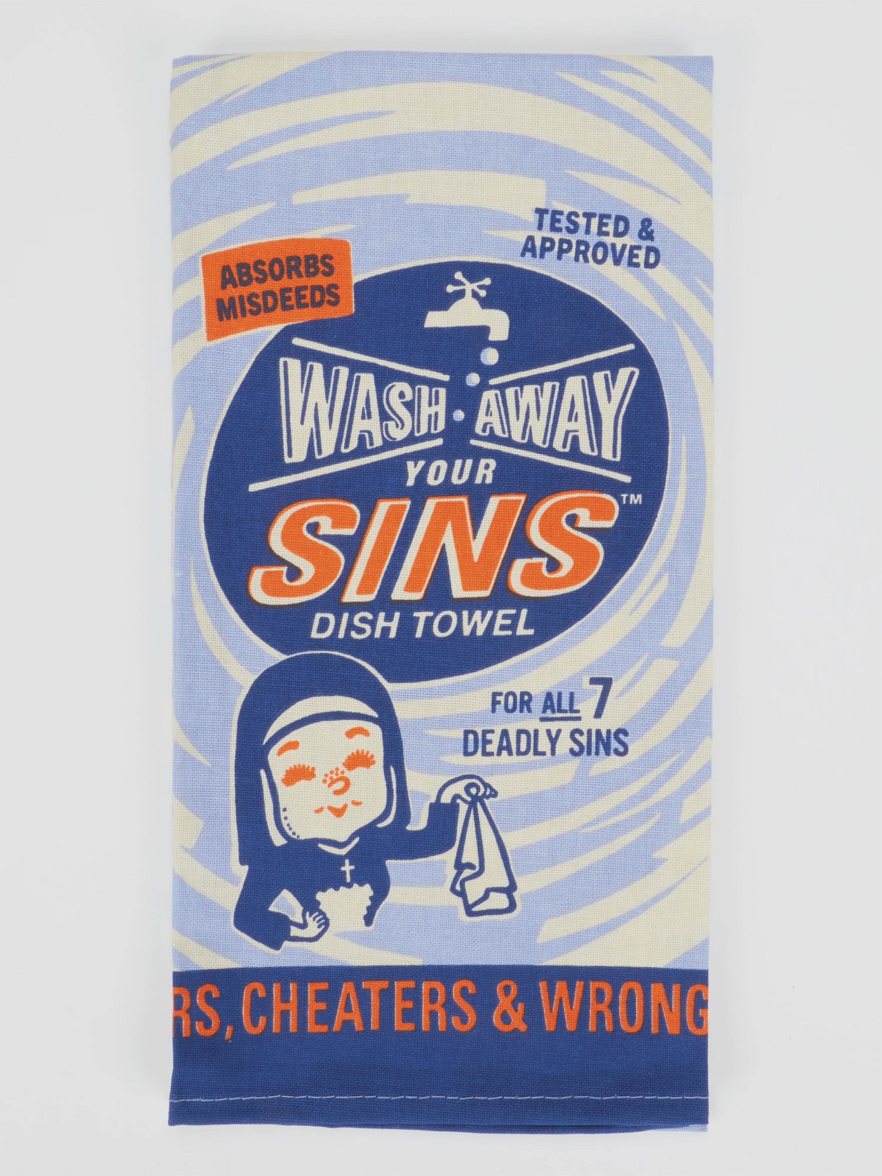 Tea Towel - Wash Away Your Sins