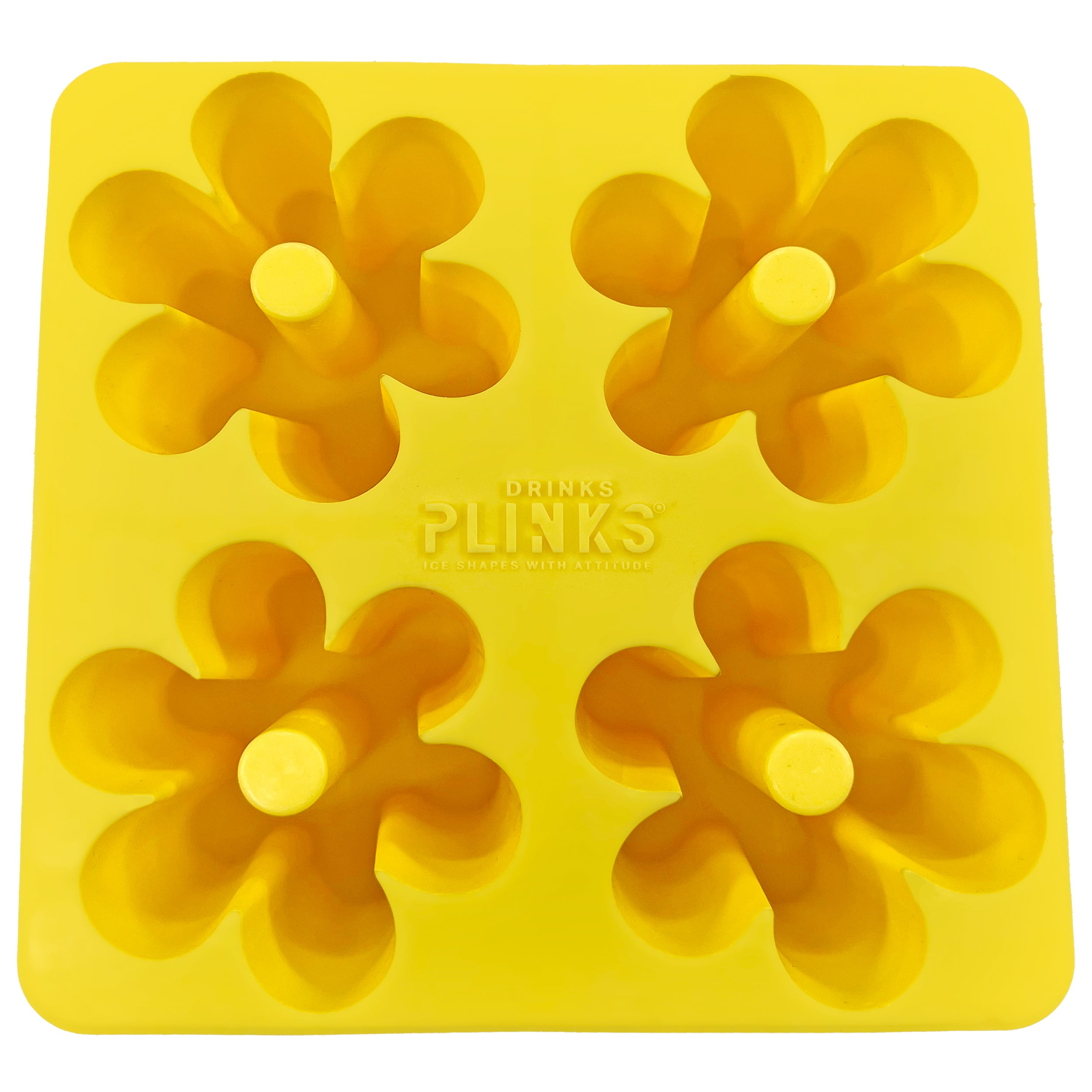 Ice Cube Tray - Retro Daisy Yellow