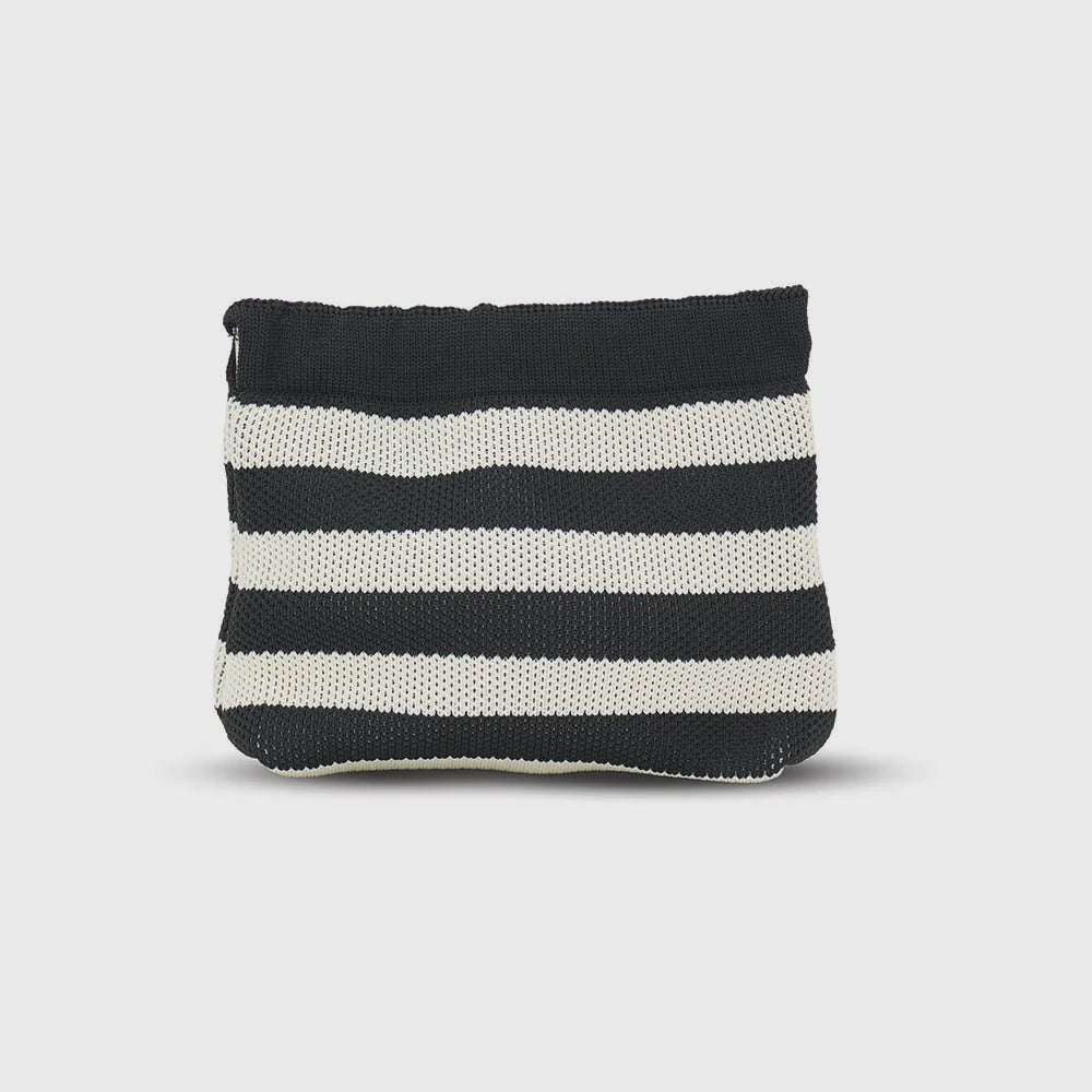 Dumpling Pouch - Black & Cream