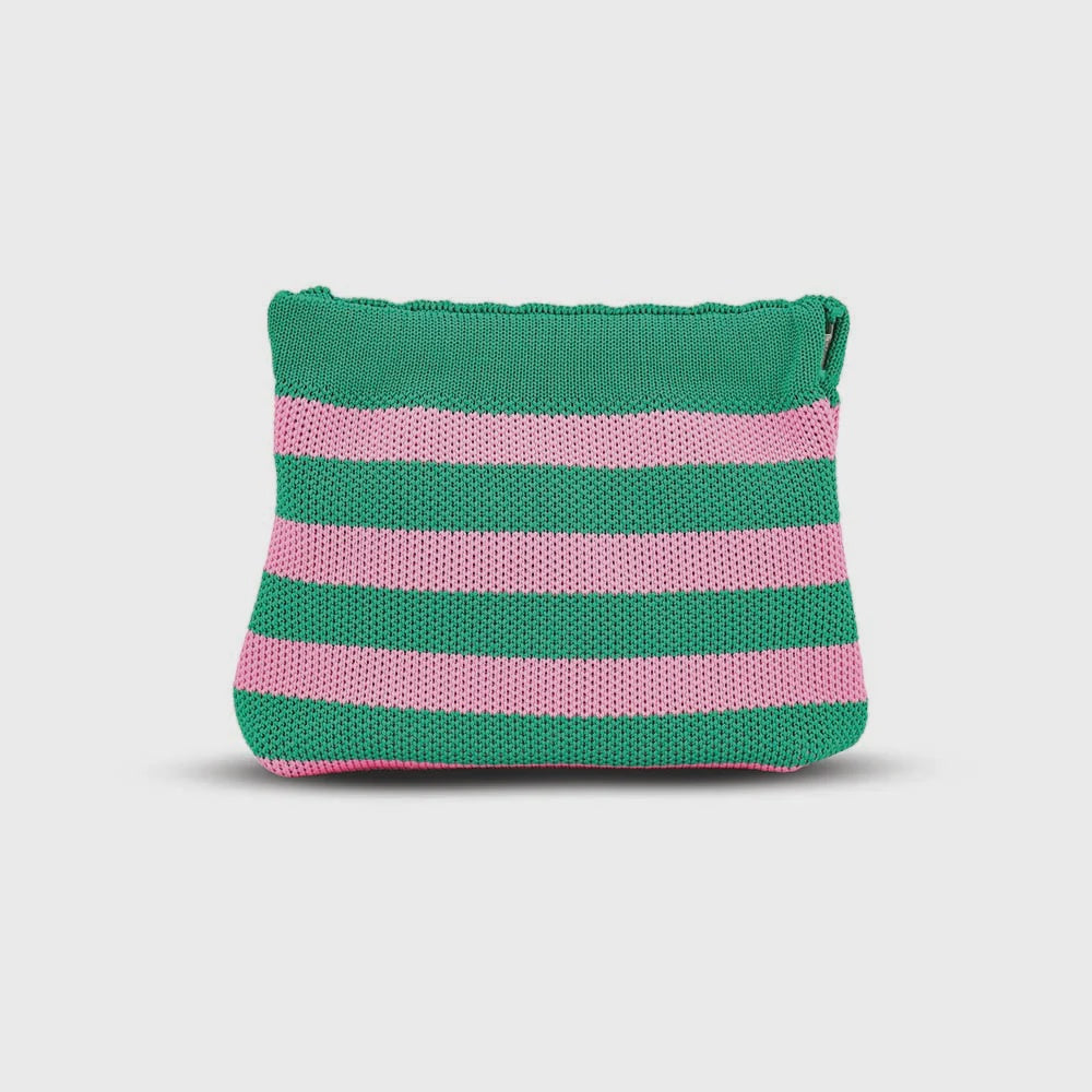 Dumpling Pouch - Pink & Green