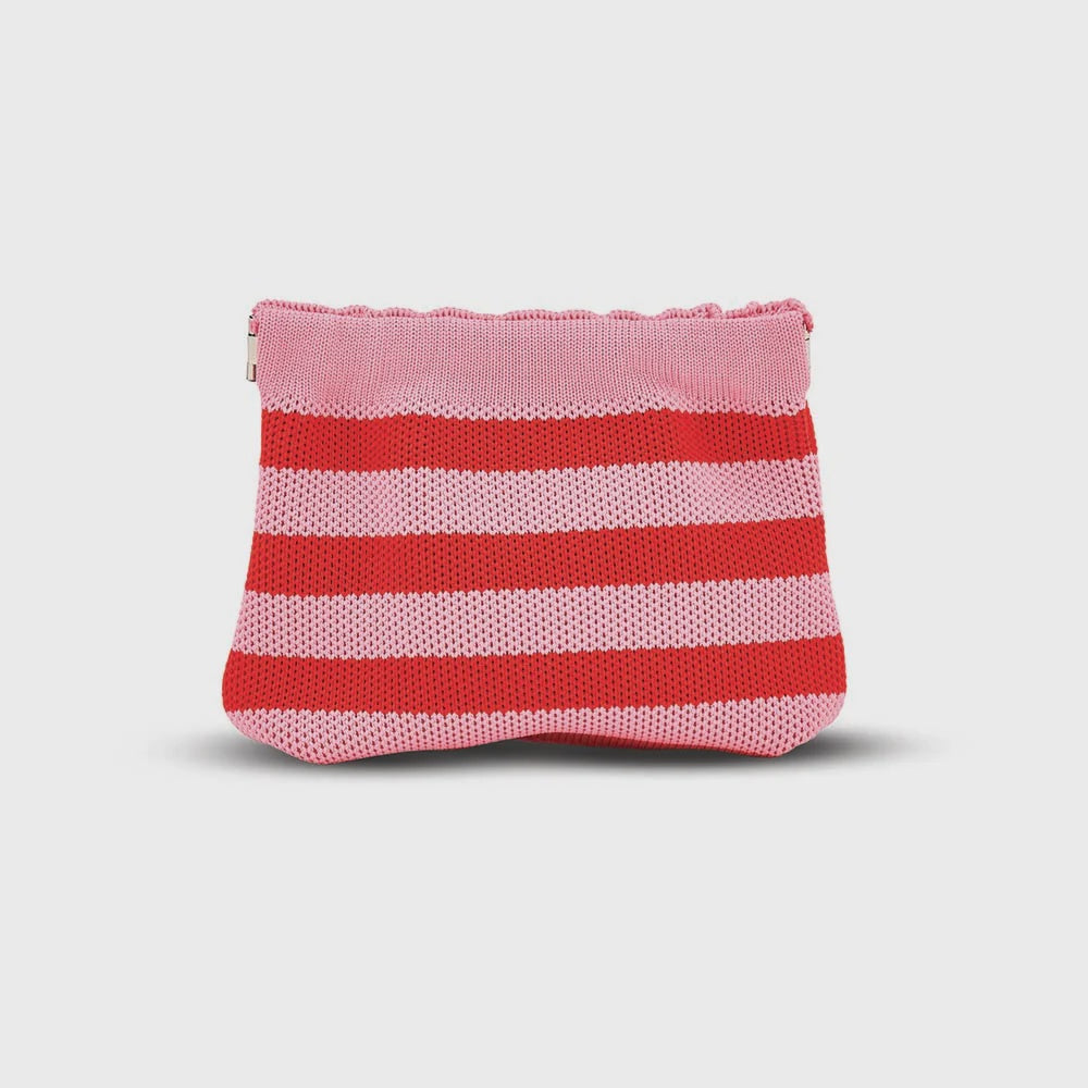 Dumpling Pouch - Pink & Red