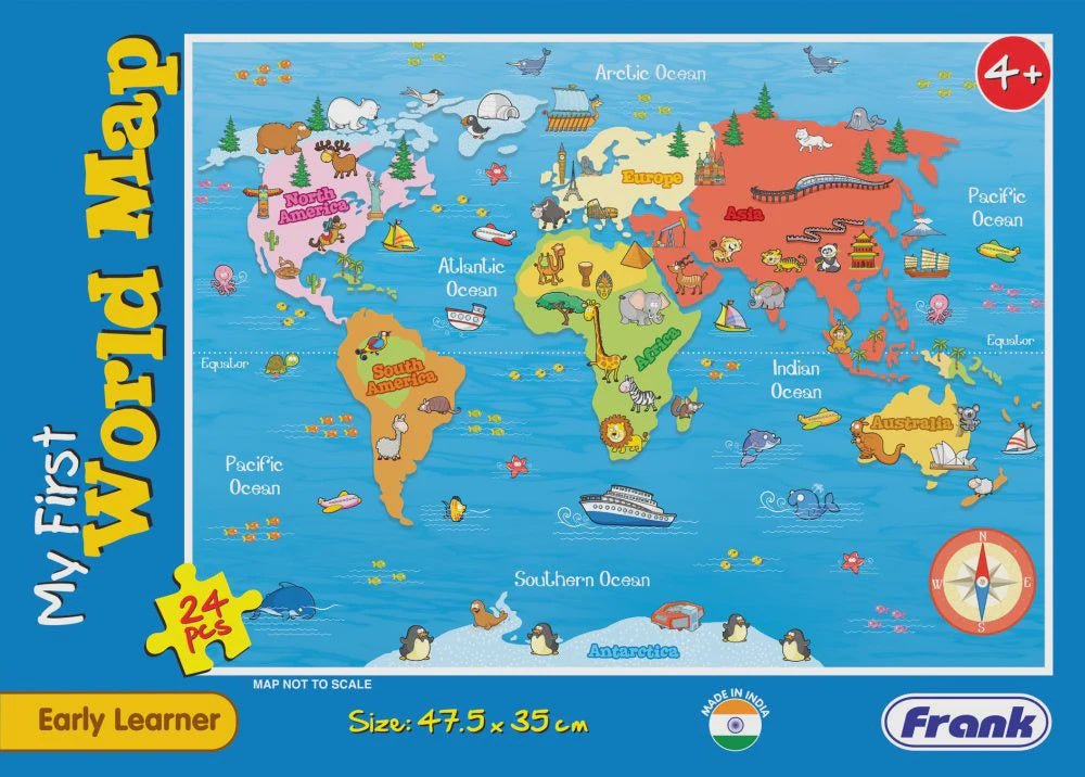 Puzzle - My First World Map