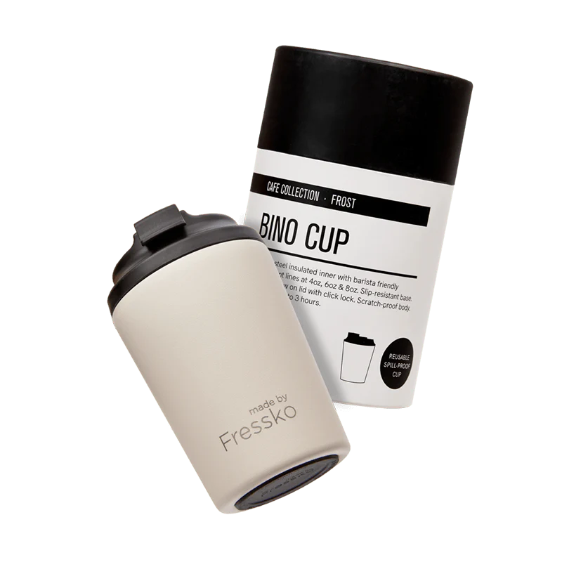 Bino Coffee Cup - 8oz White