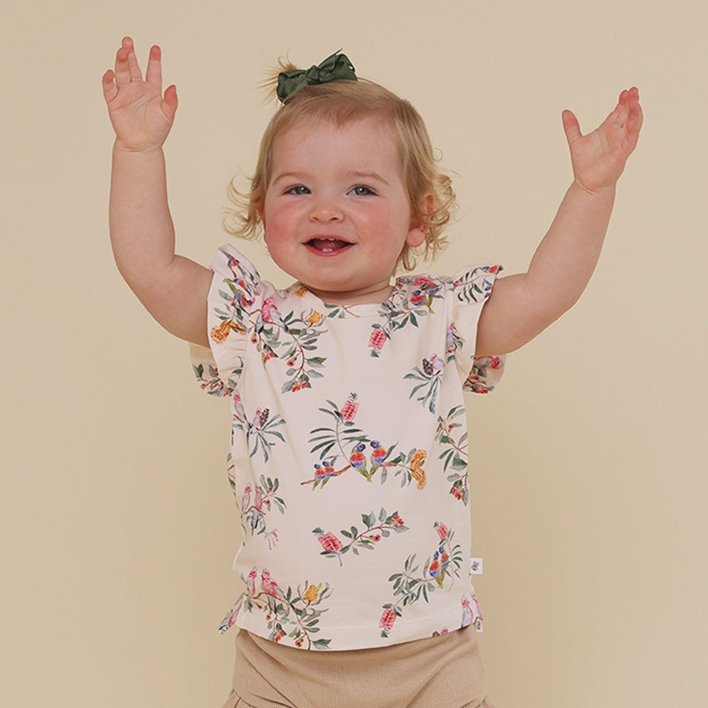 Frill T-Shirt - Native Bird