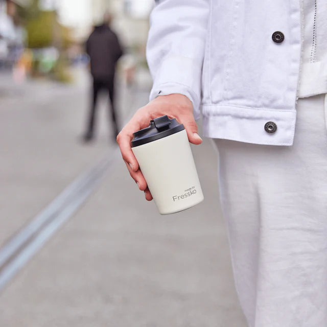 Bino Coffee Cup - 8oz White